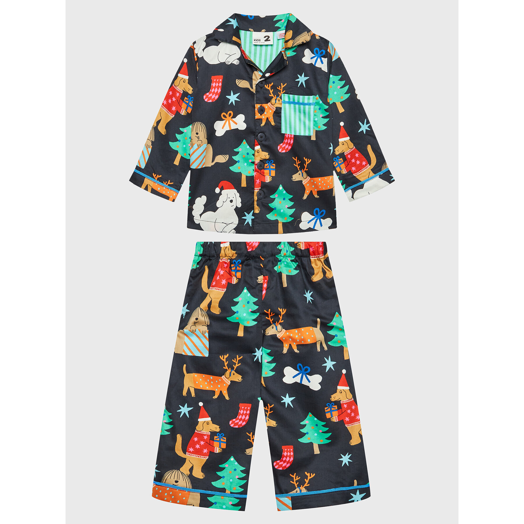 Cotton On Kids Pijama 7342253 Colorat Regular Fit - Pled.ro