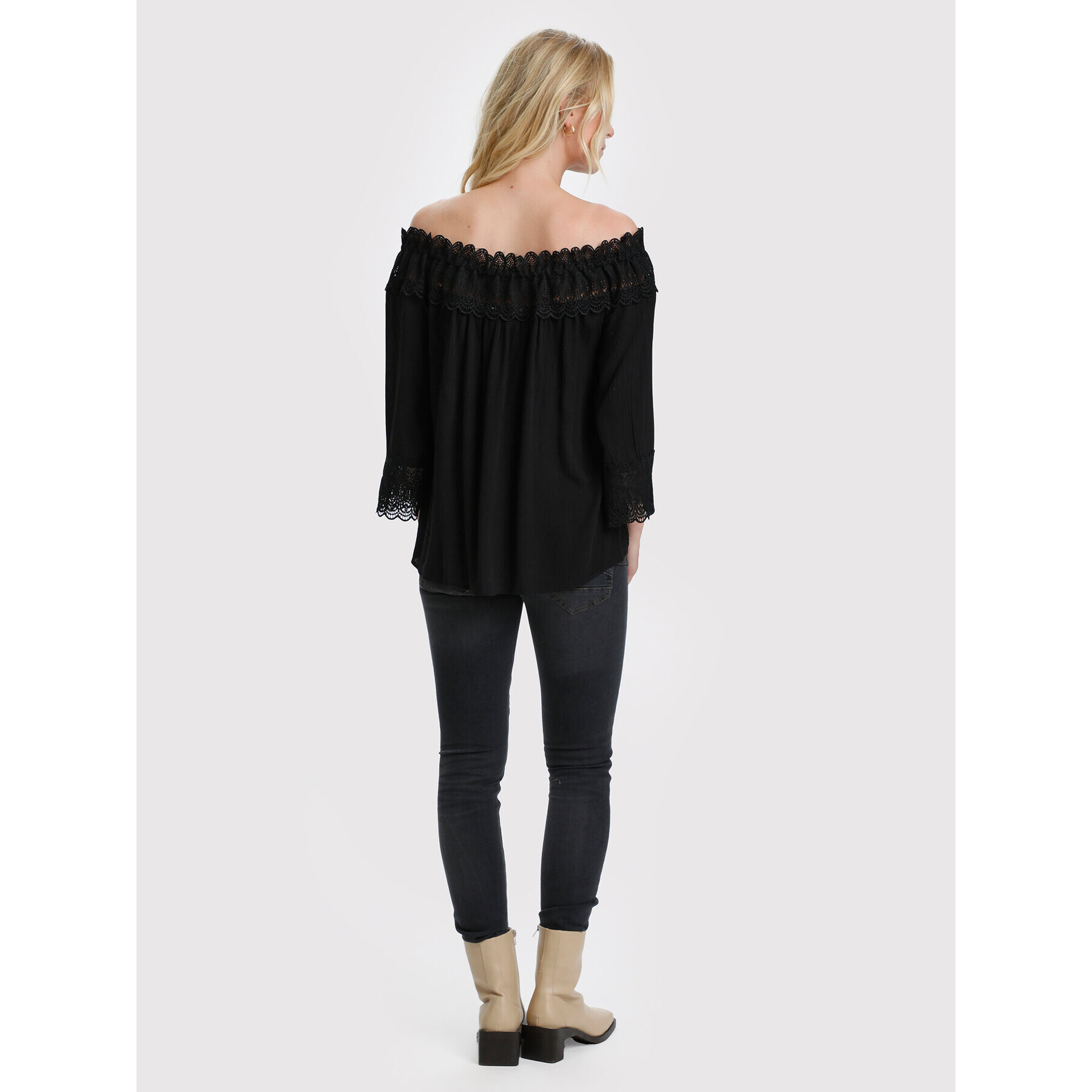 Cream Bluză Bea 10608022 Negru Relaxed Fit - Pled.ro