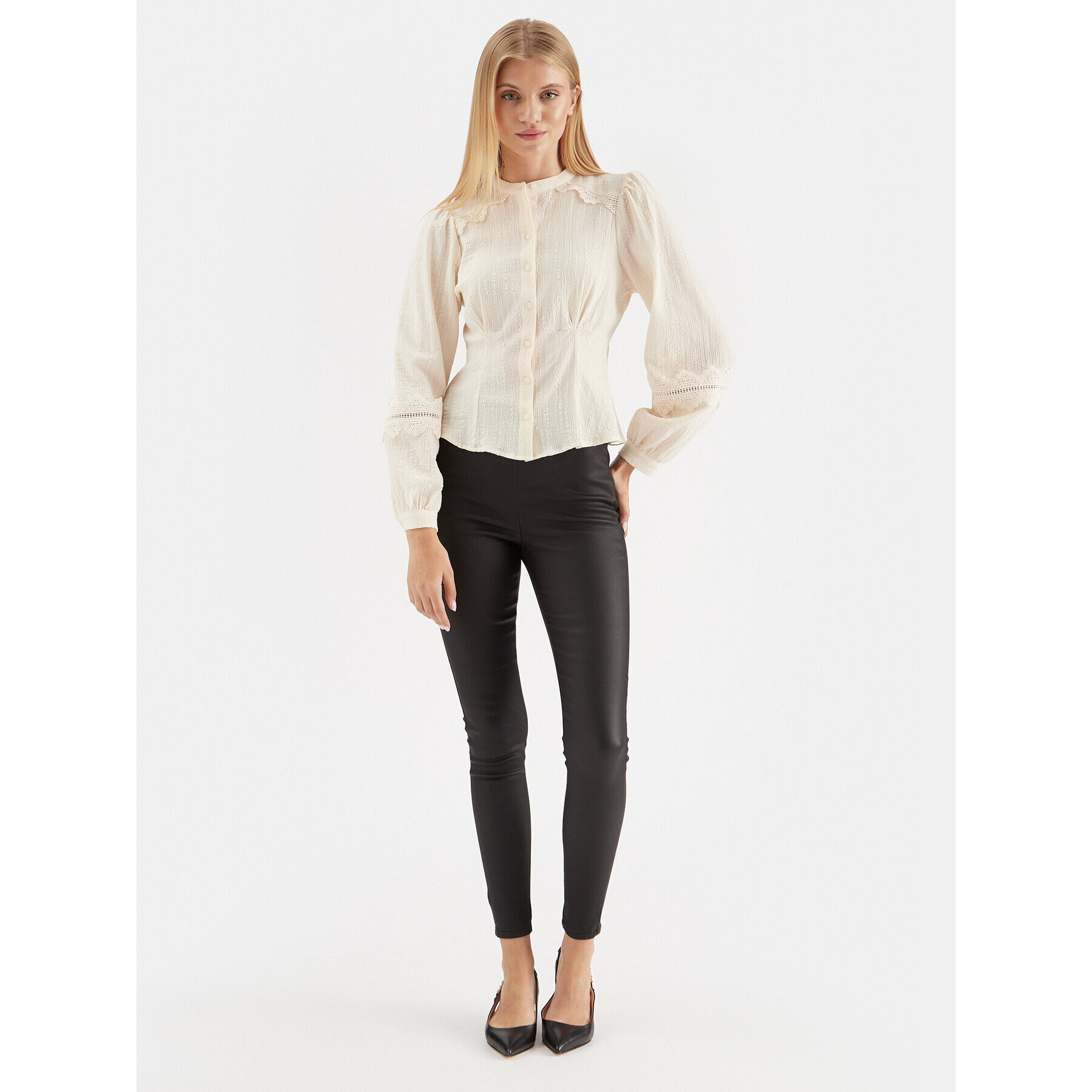 Cream Colanți CRTea 10611099 Negru Tight Fit - Pled.ro