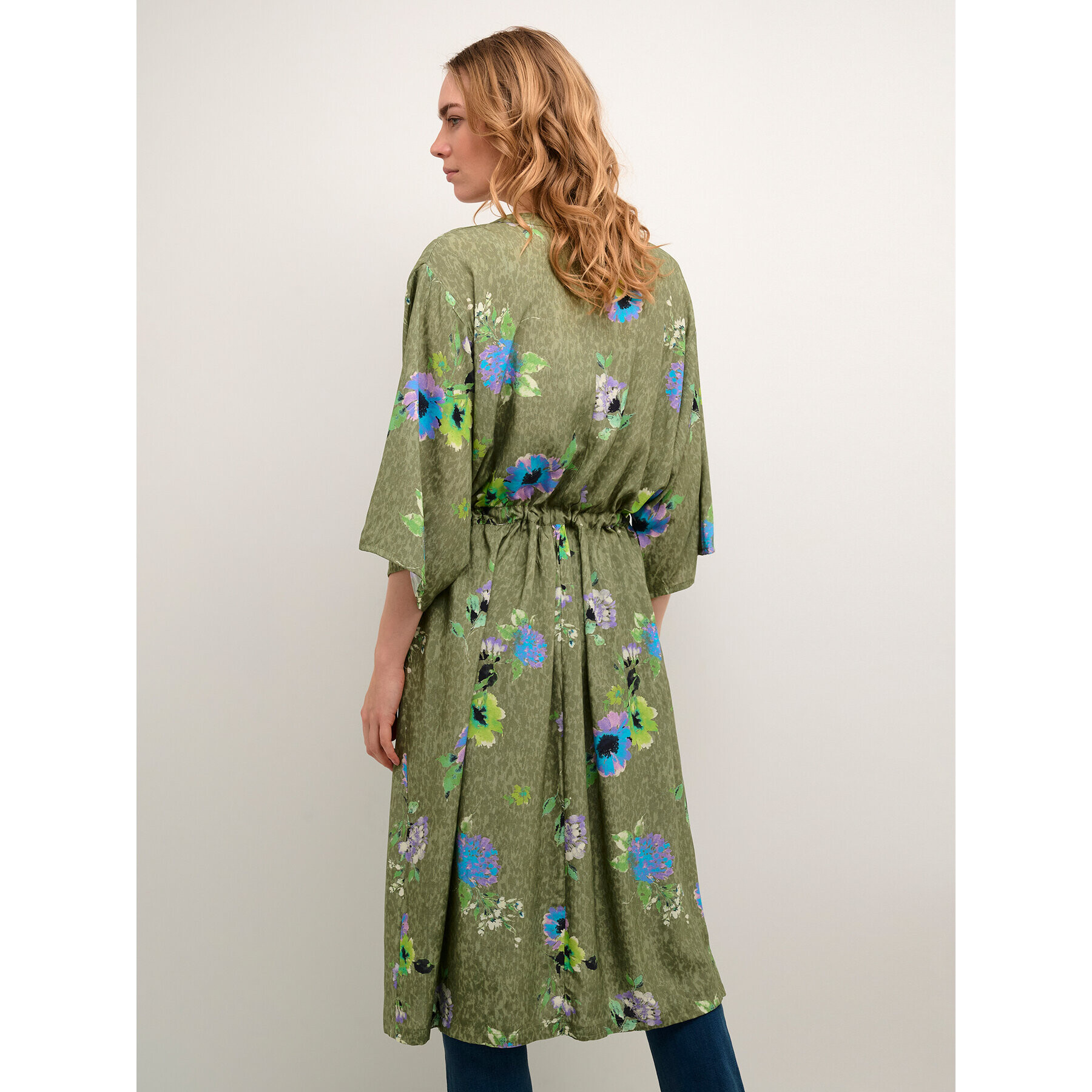 Cream Kimono Bahia 10608185 Verde Loose Fit - Pled.ro