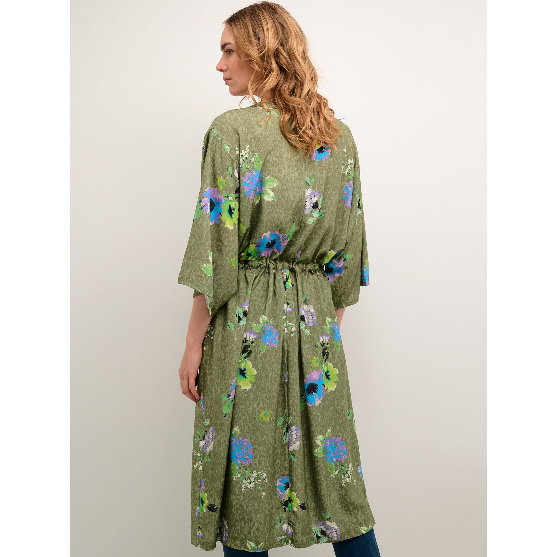 Cream Kimono Bahia 10608185 Verde Loose Fit - Pled.ro