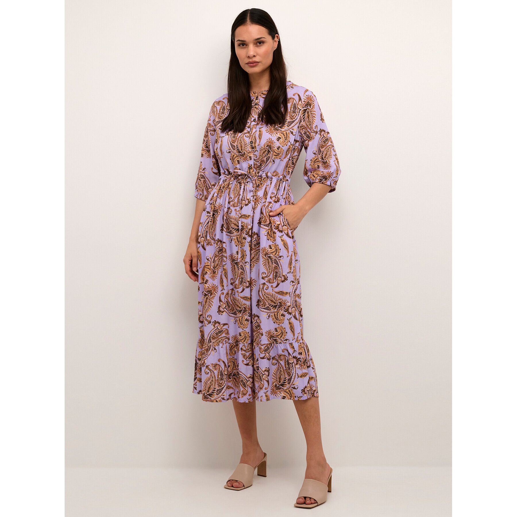 Cream Rochie de vară Rosina 10611495 Violet Regular Fit - Pled.ro