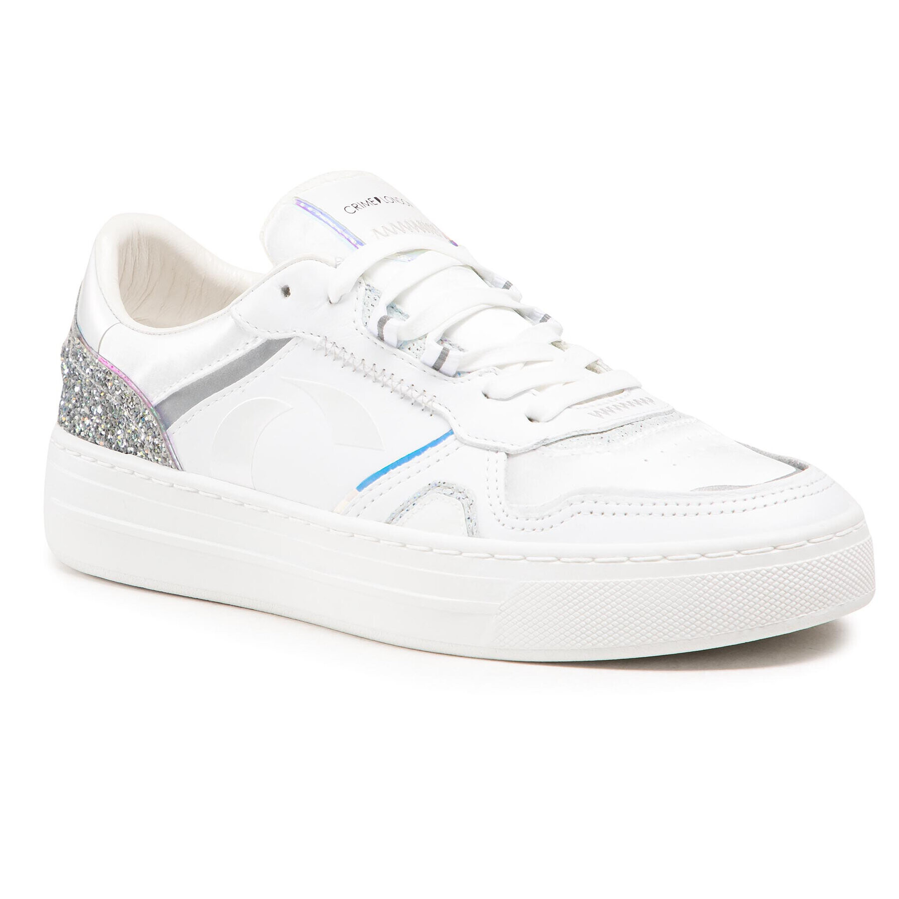 Crime London Sneakers Low Top Off Court 25000PP3.10 Alb - Pled.ro