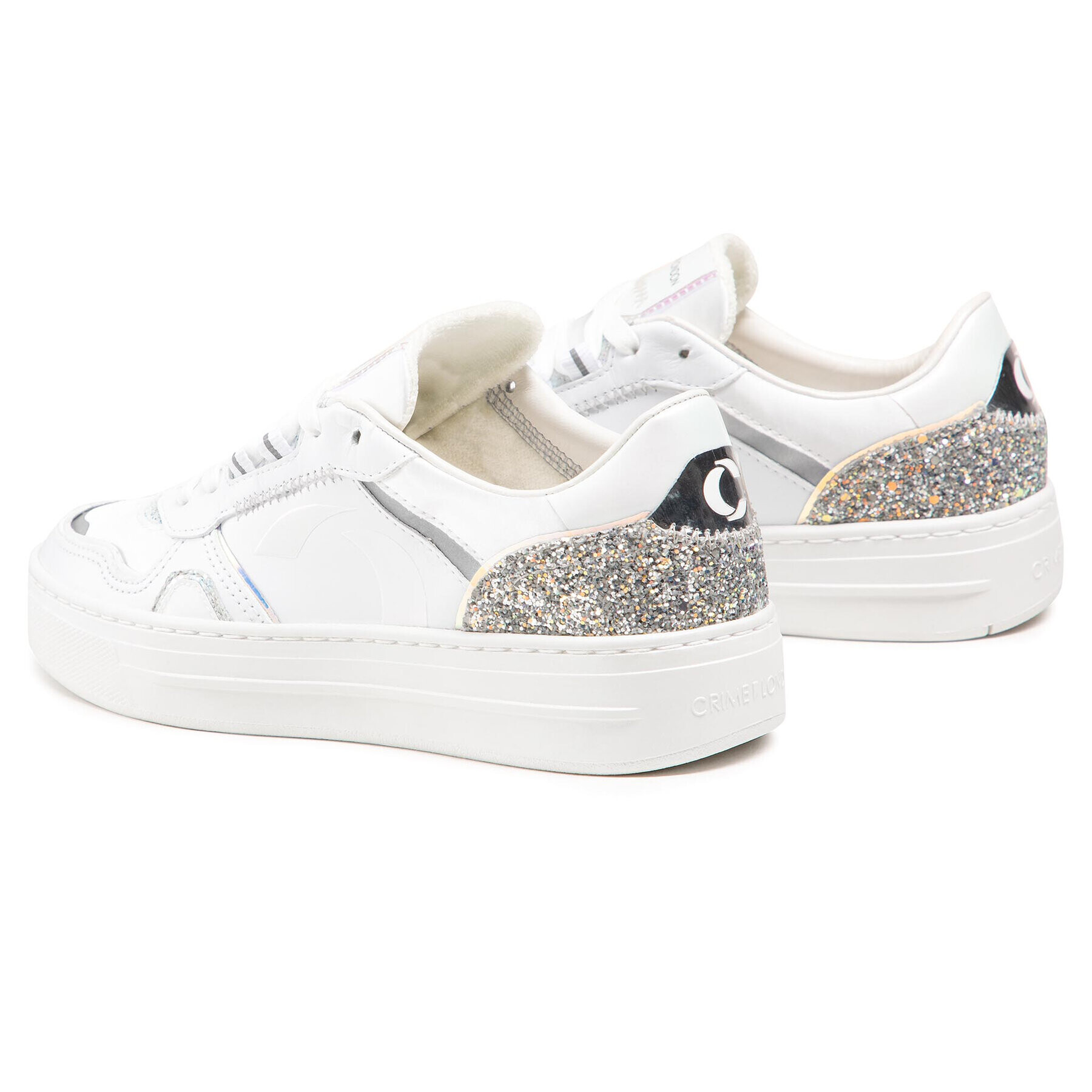 Crime London Sneakers Low Top Off Court 25000PP3.10 Alb - Pled.ro