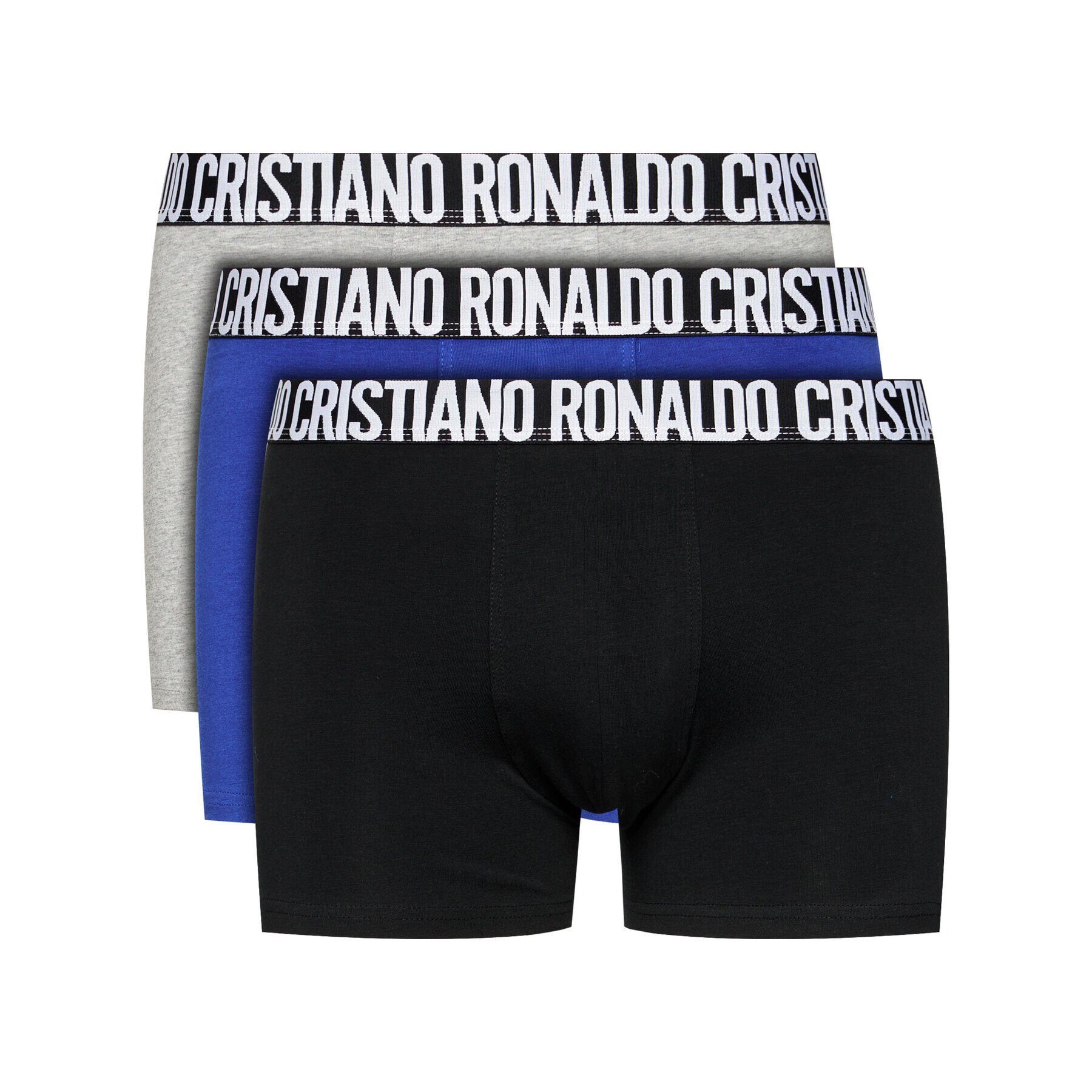 Cristiano Ronaldo CR7 Set 3 perechi de boxeri Basic 8100-49-664 Colorat - Pled.ro