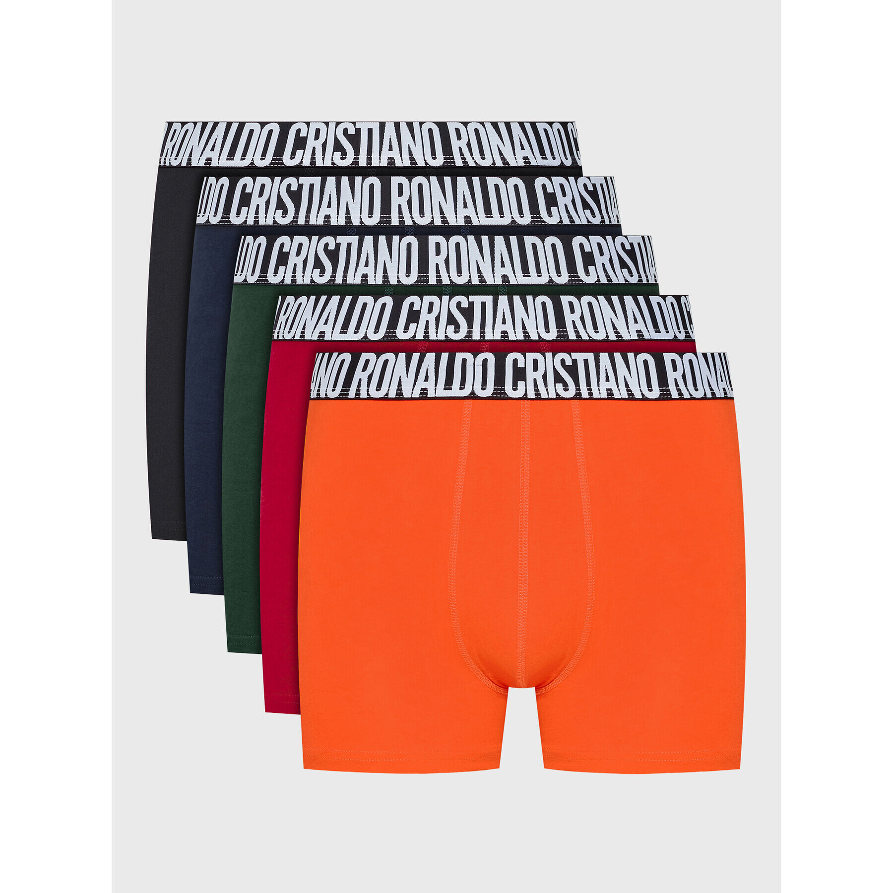 Cristiano Ronaldo CR7 Set 5 perechi boxeri Basic 8123-49-2402 Colorat - Pled.ro