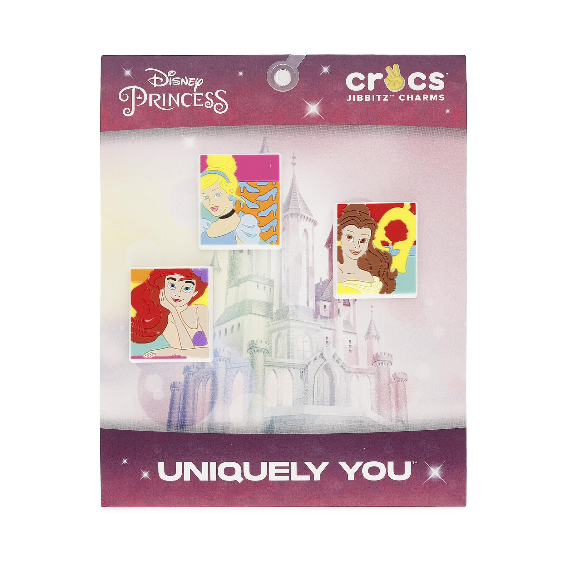 Crocs Accesorii pentru pantofi Jibbitz™ New Disney Princess Portrait 3 Pack 10009764 Colorat - Pled.ro