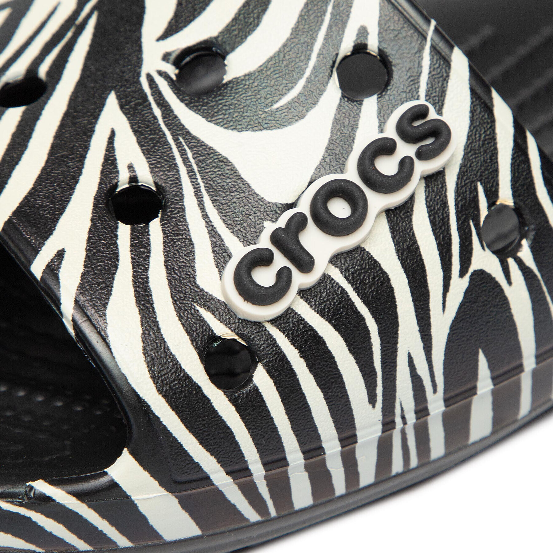 Crocs Șlapi Classic Animal Remix Slde 207841 Negru - Pled.ro