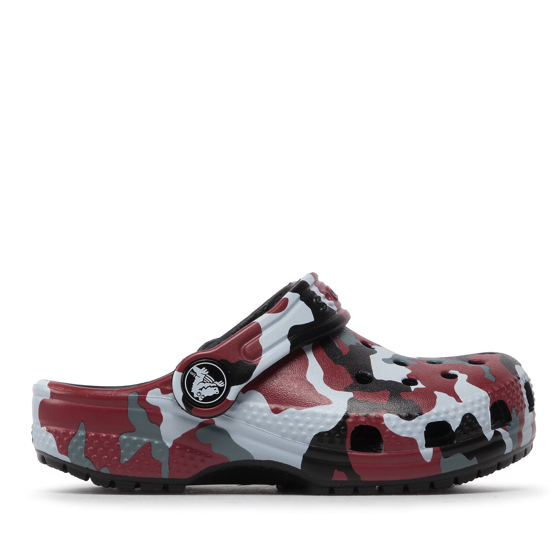 Crocs Șlapi Classic Camo Clog T 207593 Roșu - Pled.ro