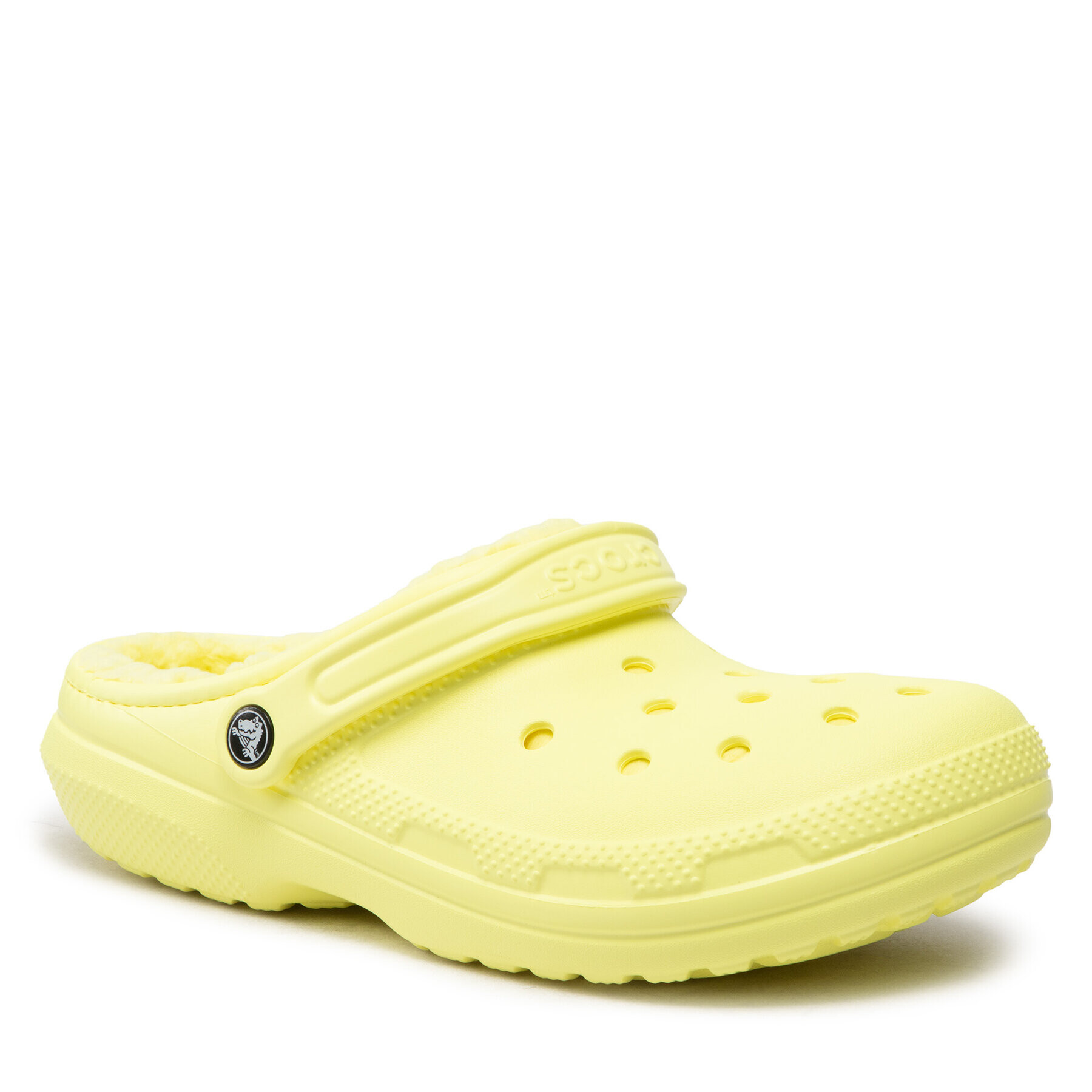 Crocs Șlapi Classic Lined Clog 203591 Galben - Pled.ro