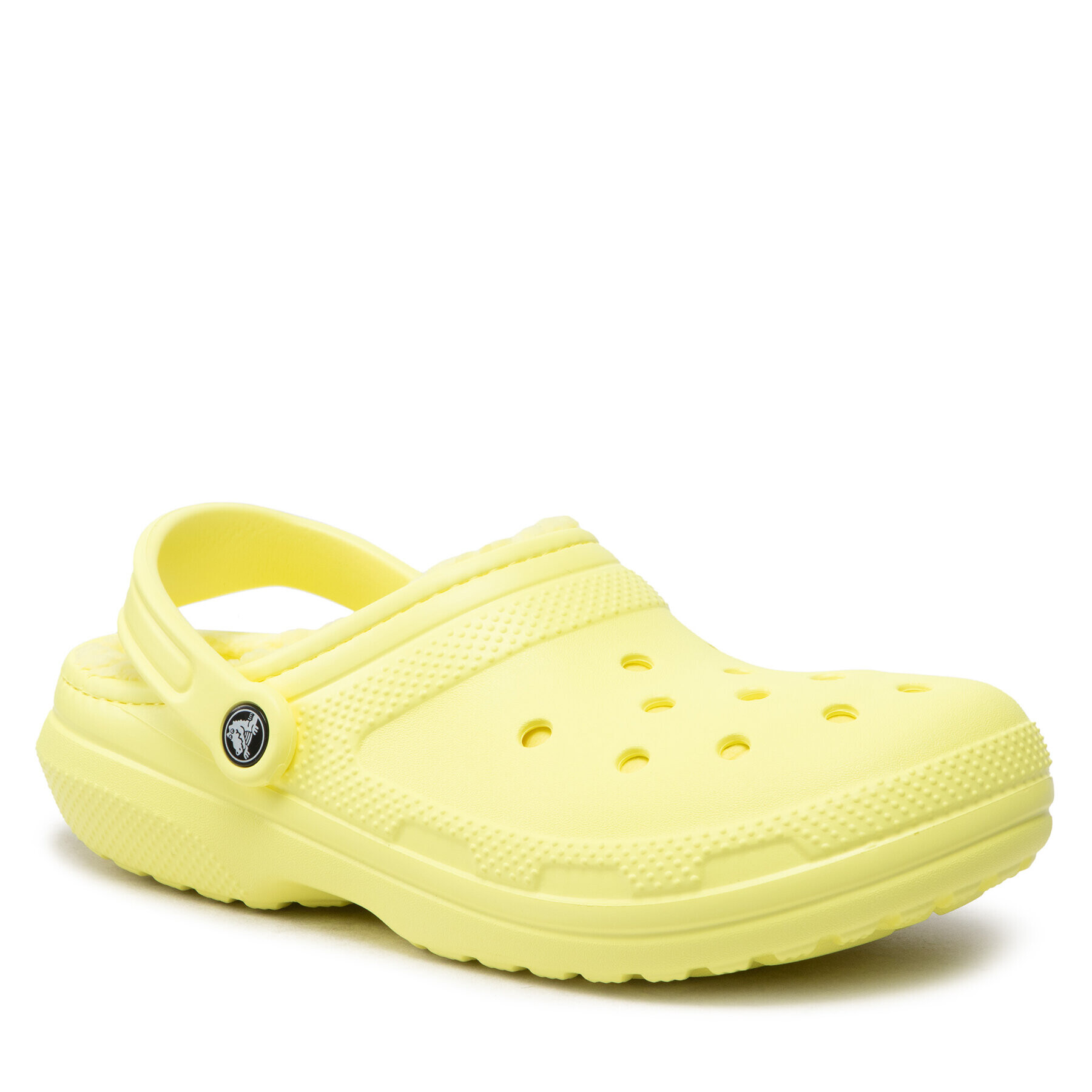 Crocs Șlapi Classic Lined Clog 203591 Galben - Pled.ro