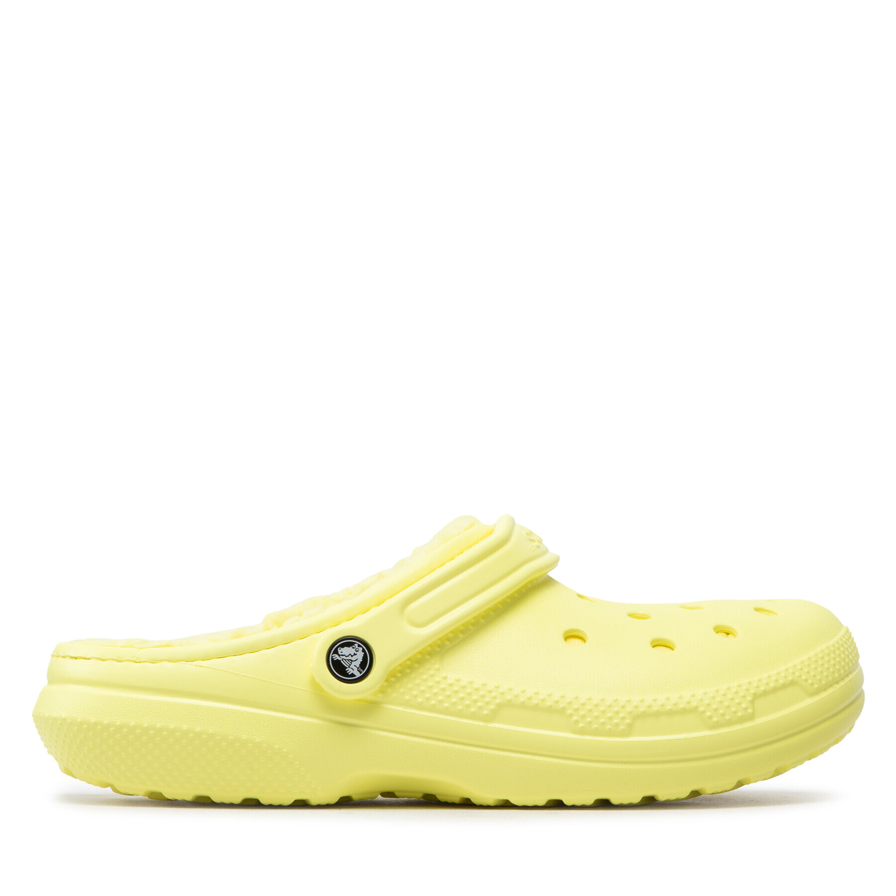 Crocs Șlapi Classic Lined Clog 203591 Galben - Pled.ro