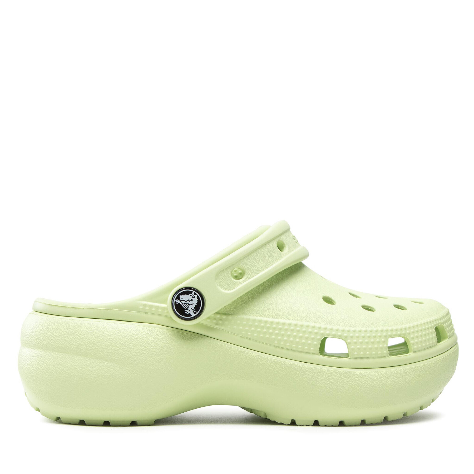 Crocs Șlapi Classic Platform Clog 206750 Verde - Pled.ro