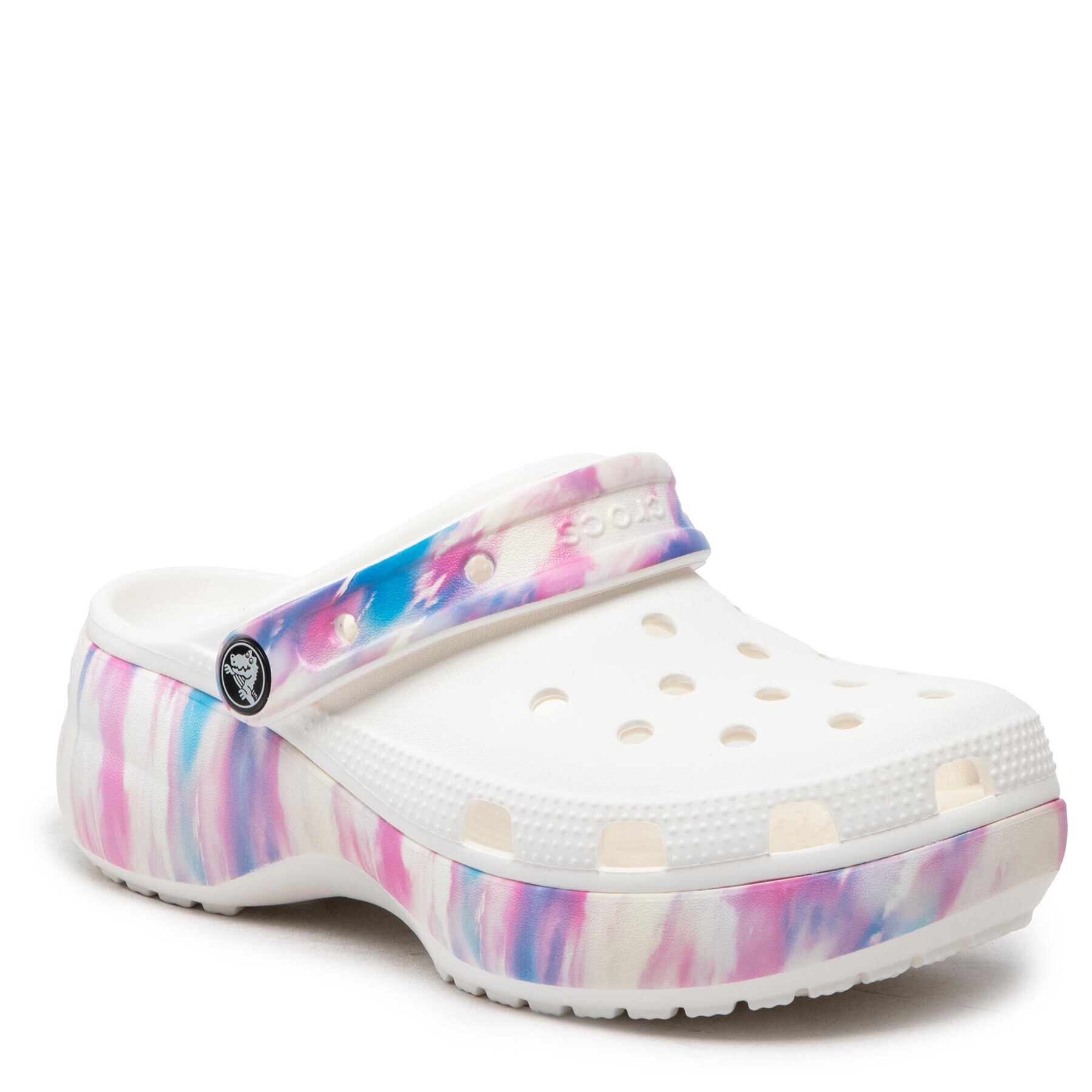 Crocs Șlapi Classic Platform Dream Clog W 207580 Alb - Pled.ro