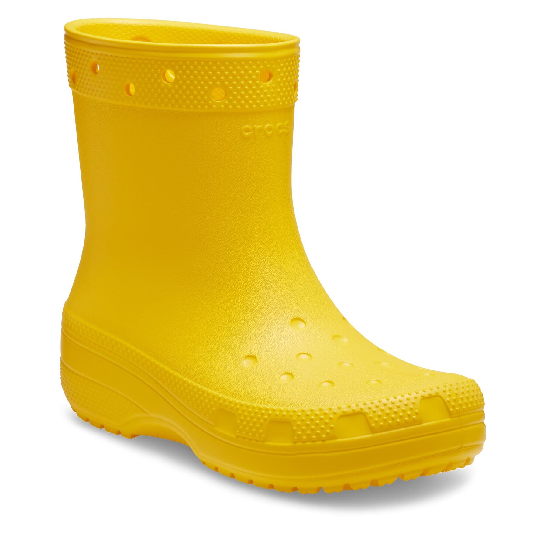 Crocs Cizme de cauciuc Classic Rain Boot 208363 Galben - Pled.ro