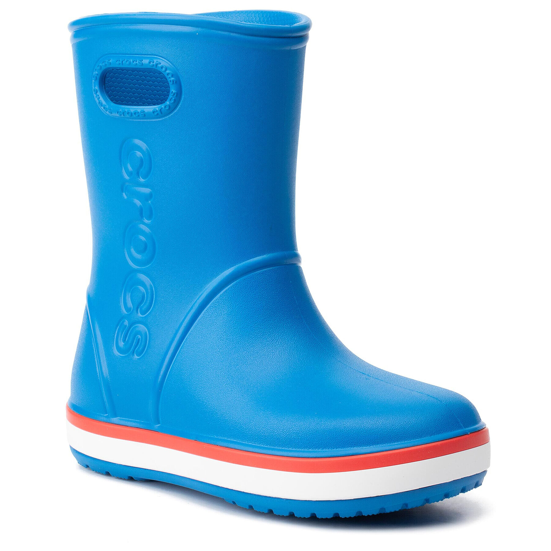 Crocs Cizme de cauciuc Crocband Rain Boot K 205827 Albastru - Pled.ro