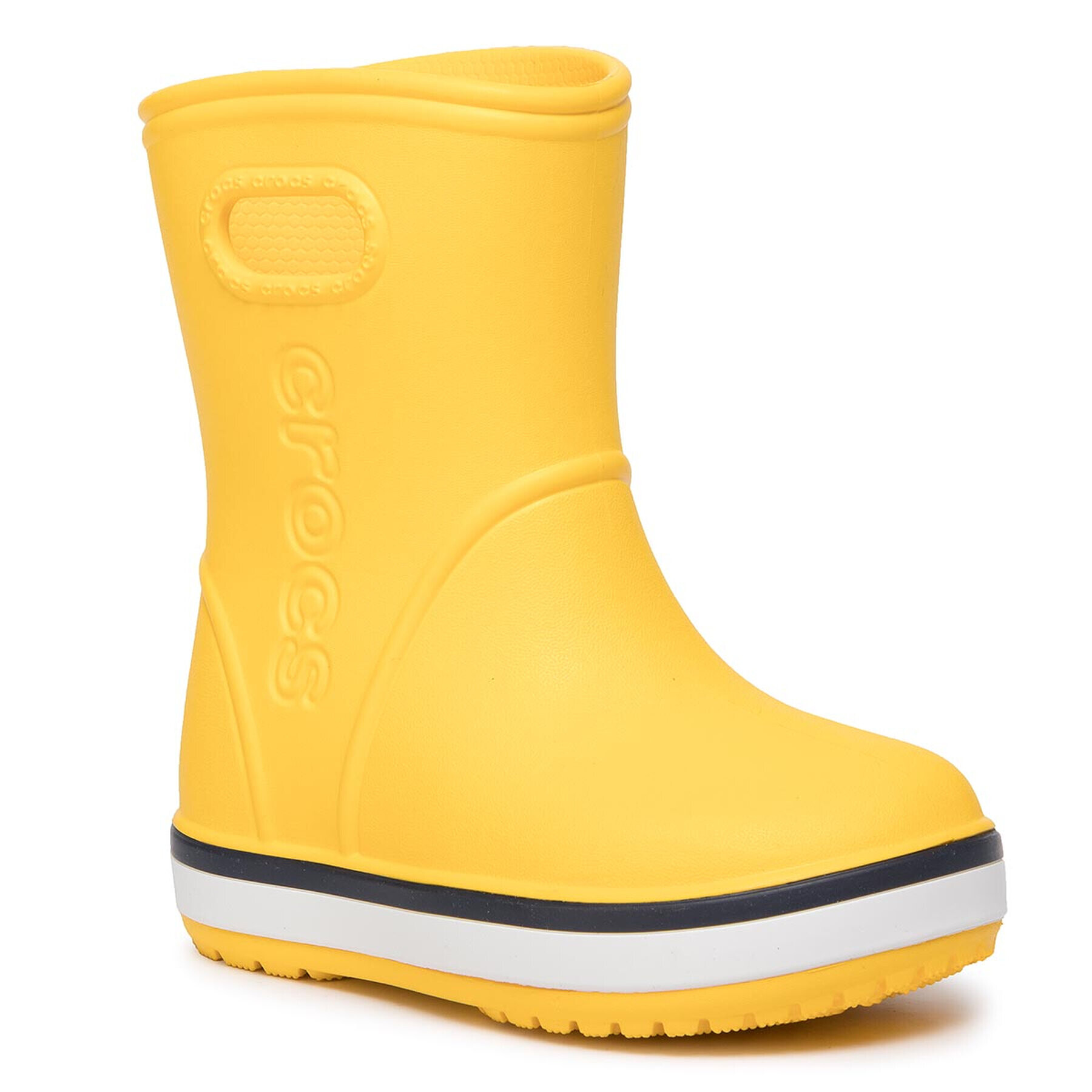 Crocs Cizme de cauciuc Crocband Rain Boot K 205827 Galben - Pled.ro