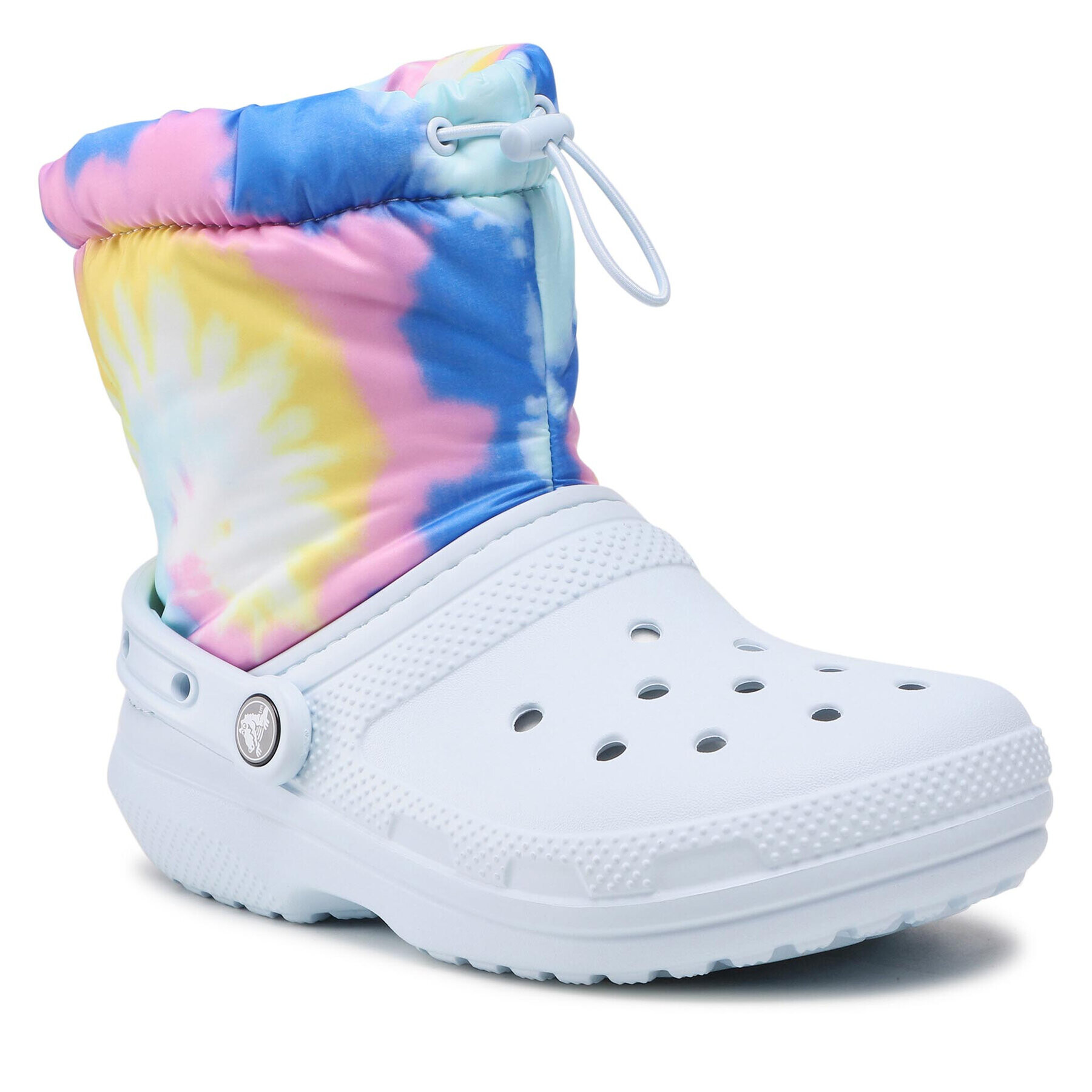 Crocs Cizme de zăpadă Classic Lined Neo Puff Tie Dye 207328 Colorat - Pled.ro