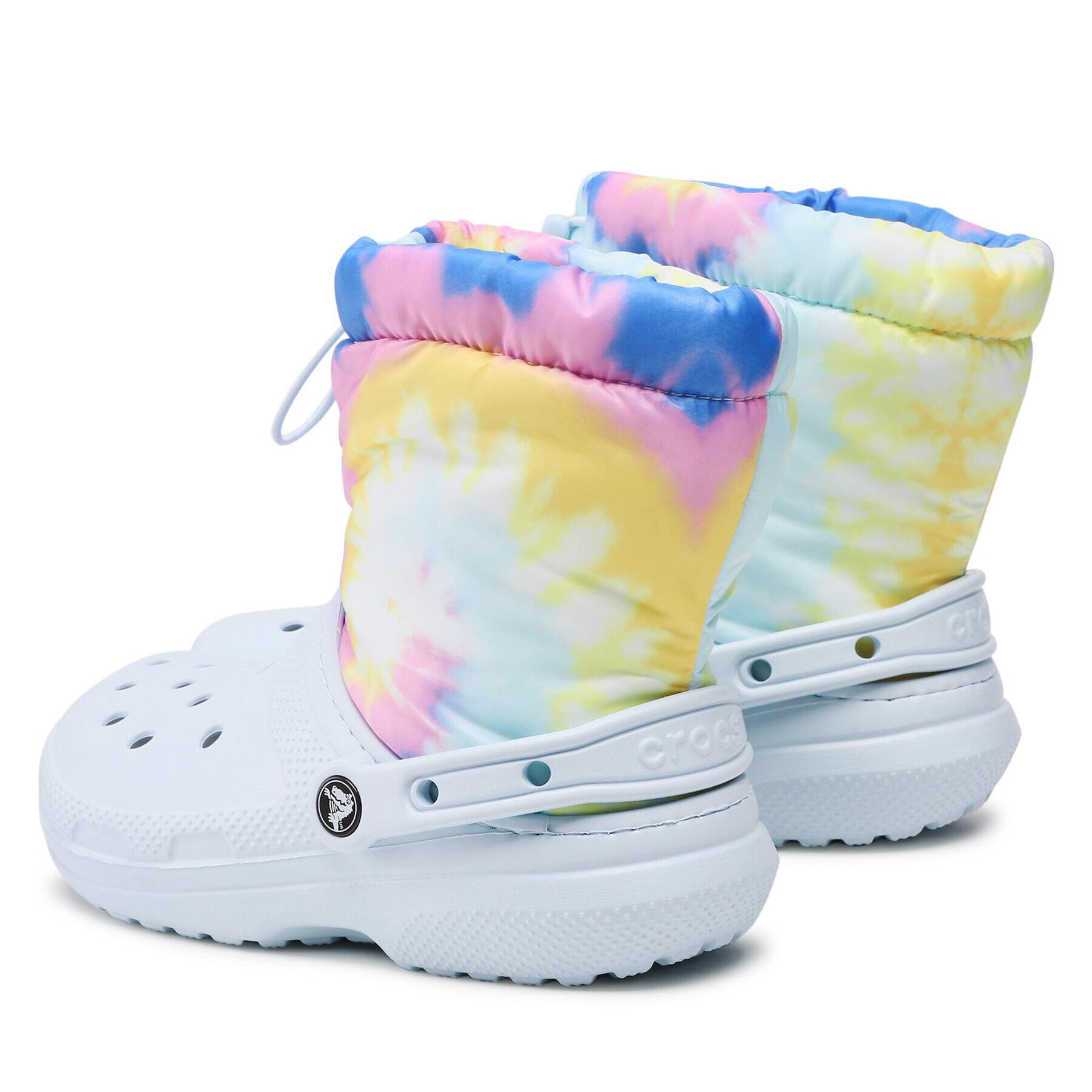 Crocs Cizme de zăpadă Classic Lined Neo Puff Tie Dye 207328 Colorat - Pled.ro