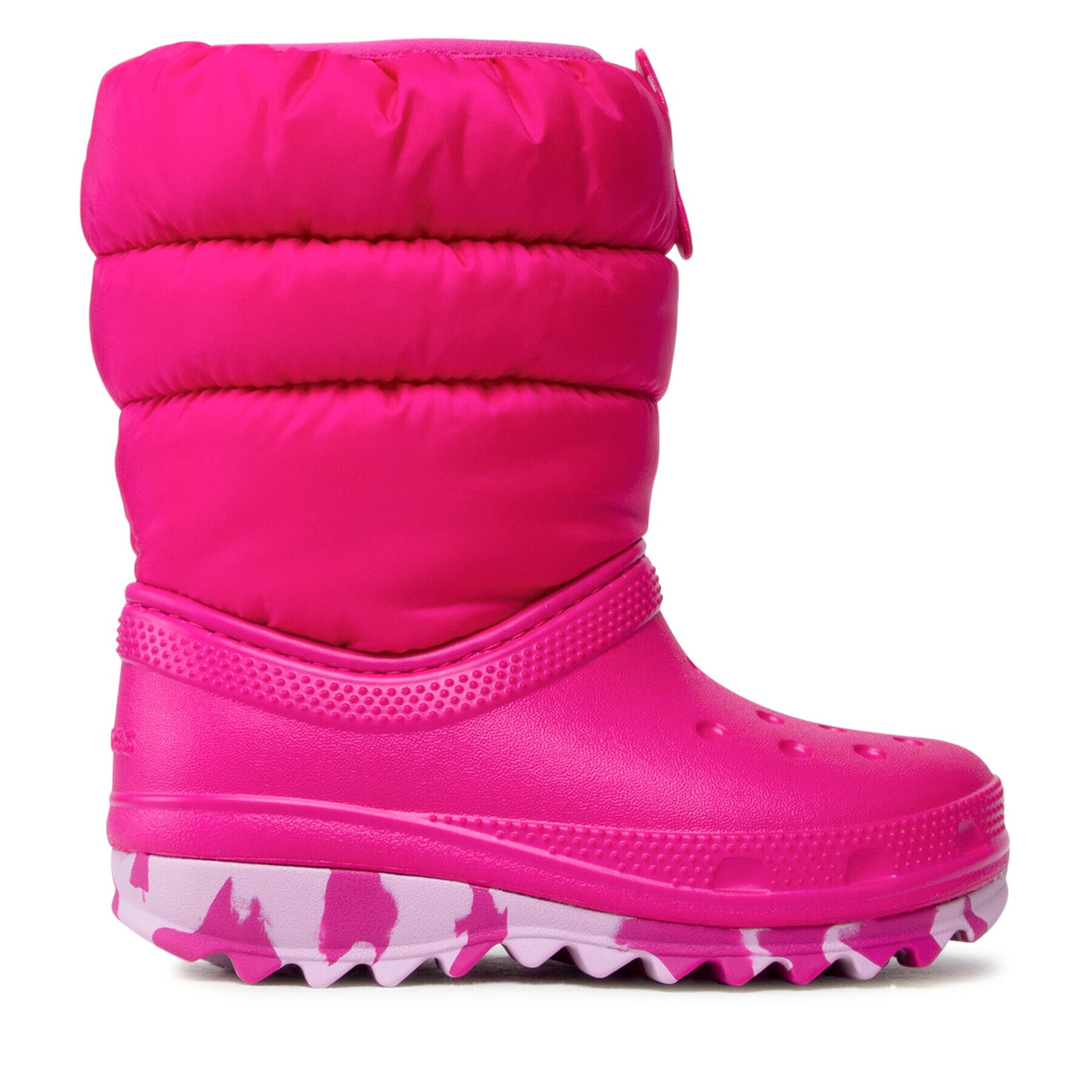 Crocs Cizme de zăpadă Classic Neo Puff Boot K 207275 Roz - Pled.ro