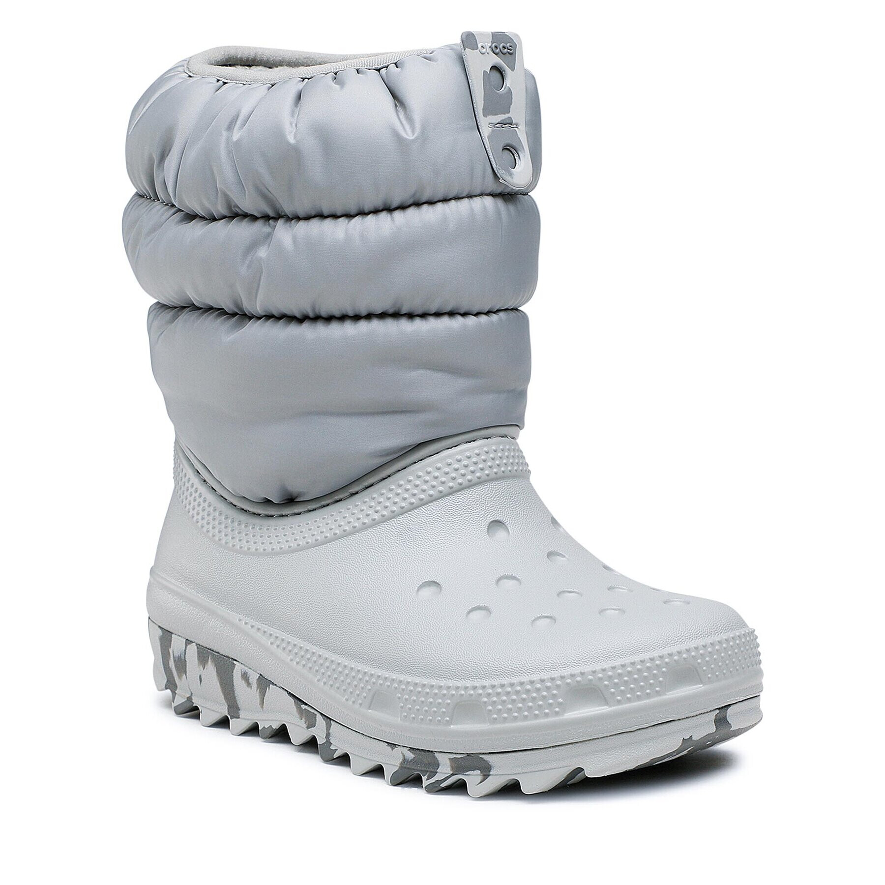 Crocs Cizme de zăpadă Classic Neo Puff Boot K 207684 Gri - Pled.ro