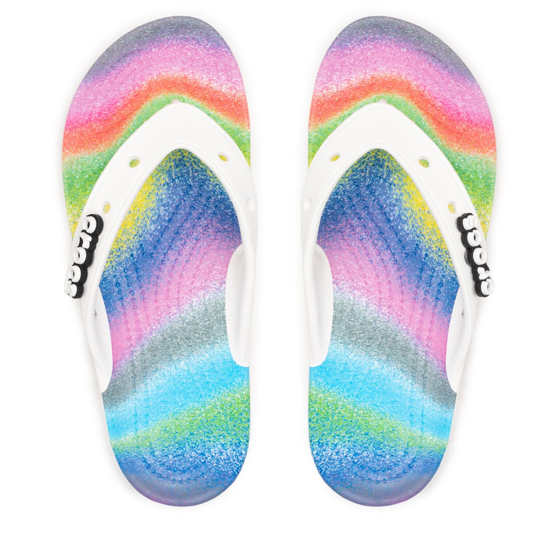 Crocs Flip flop Classic Spray Dye Flip 208056 Alb - Pled.ro