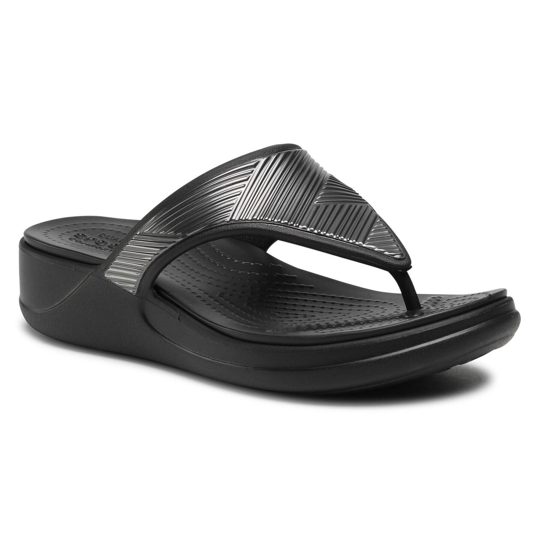 Crocs Flip flop Monterey Metallic Wgfpw 206850 Gri - Pled.ro