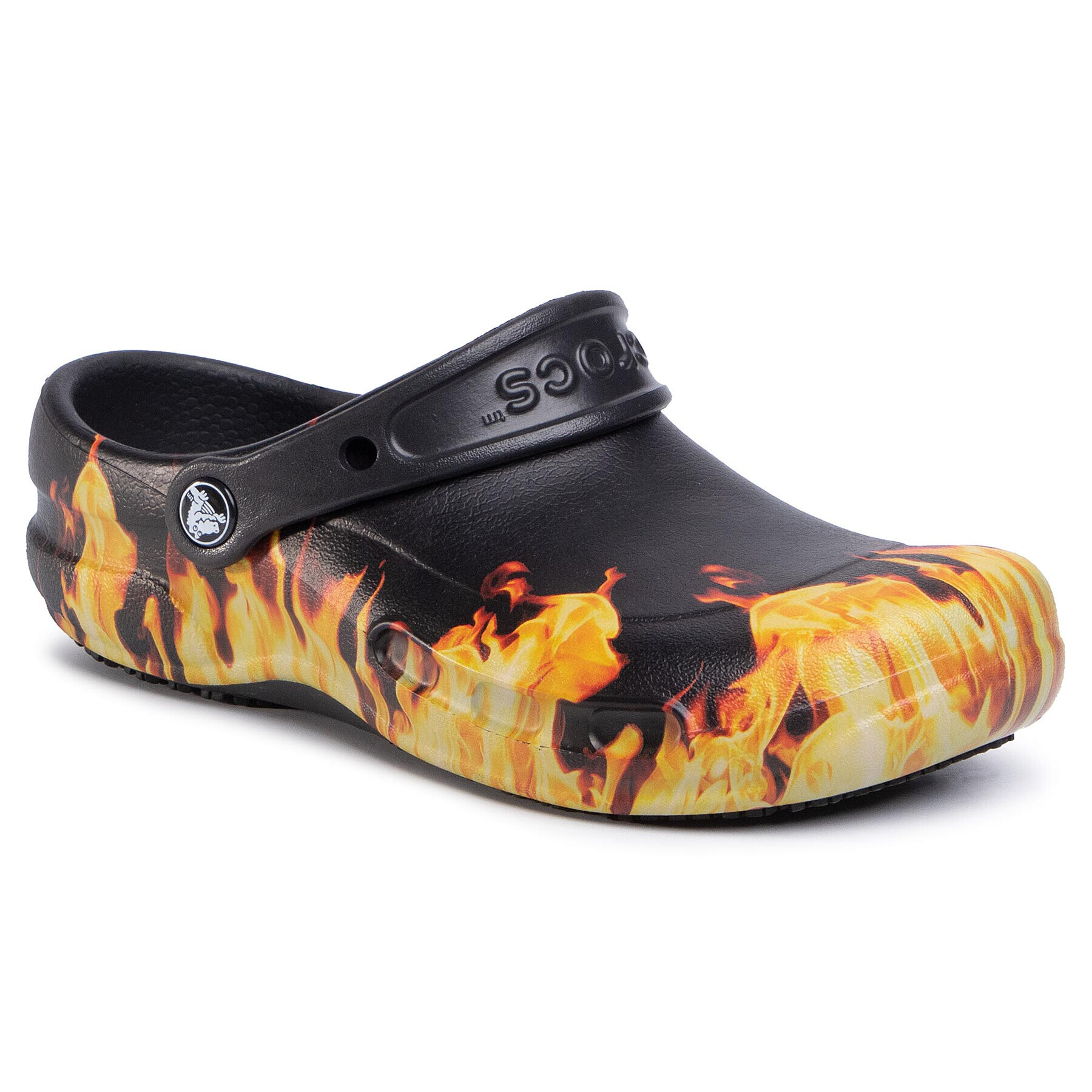 Crocs Șlapi Bistro Graphic Clog 204044 Negru - Pled.ro