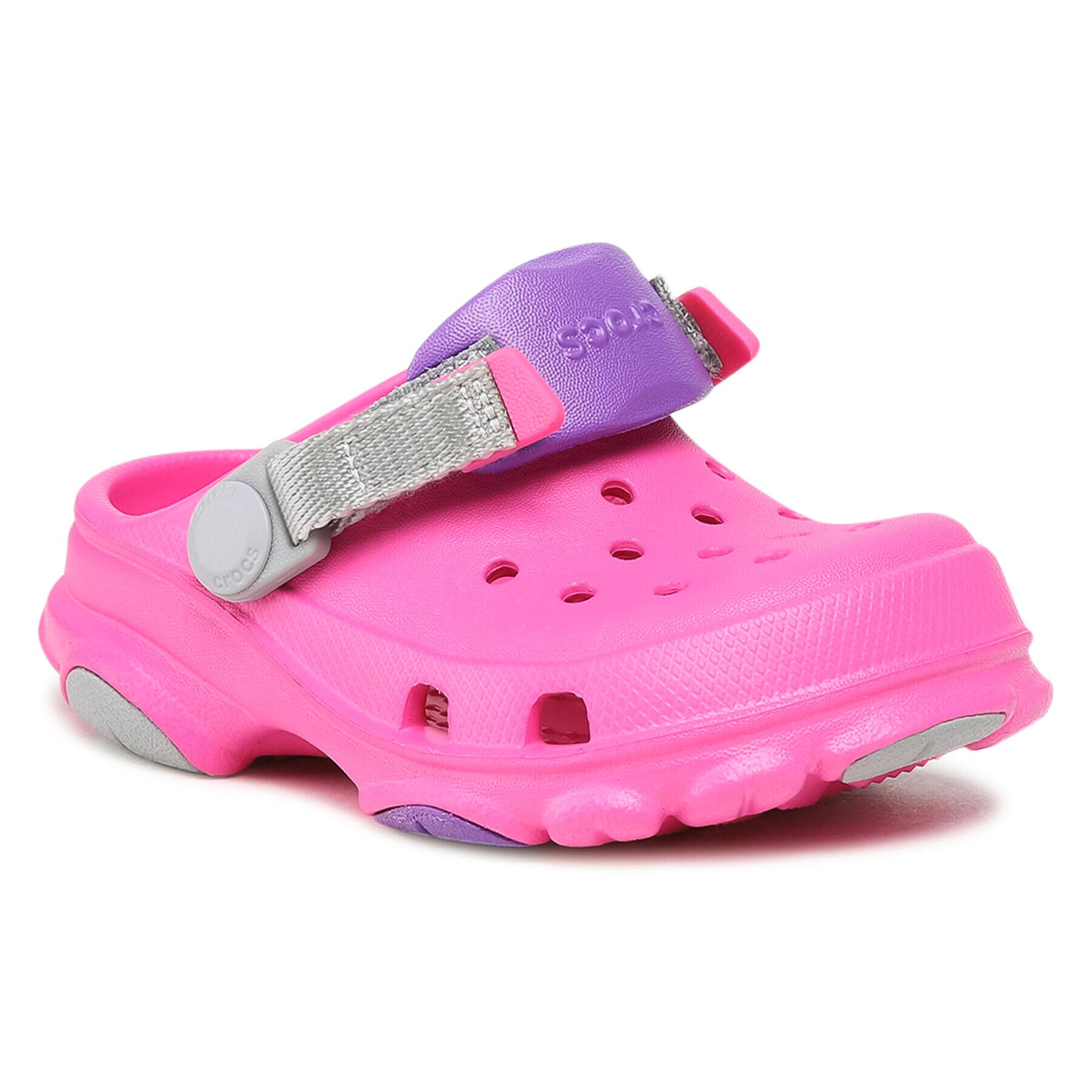 Crocs Șlapi Classic All-Terrain Clog K 207011 Roz - Pled.ro