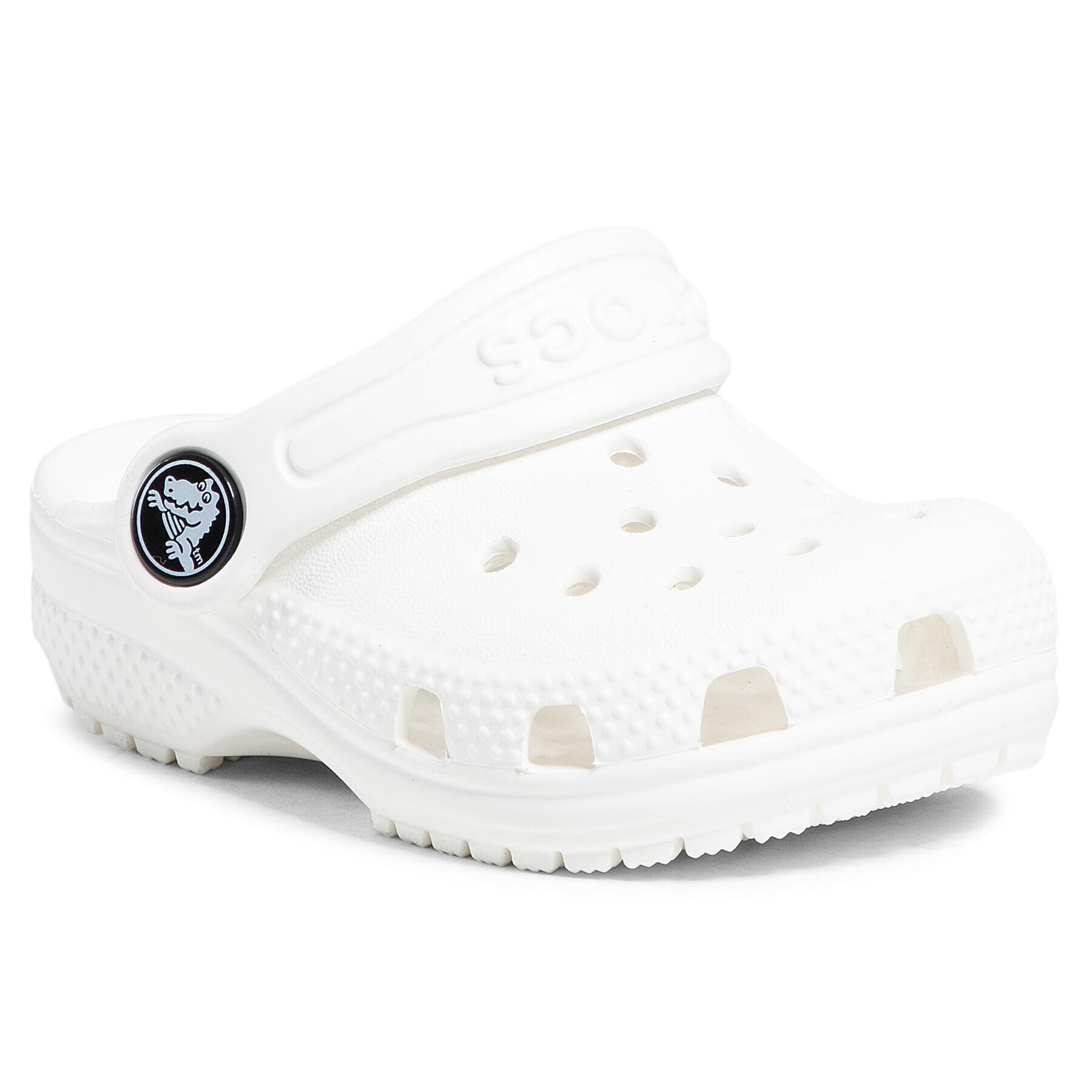 Crocs Șlapi Classic Clog K 204536 Alb - Pled.ro