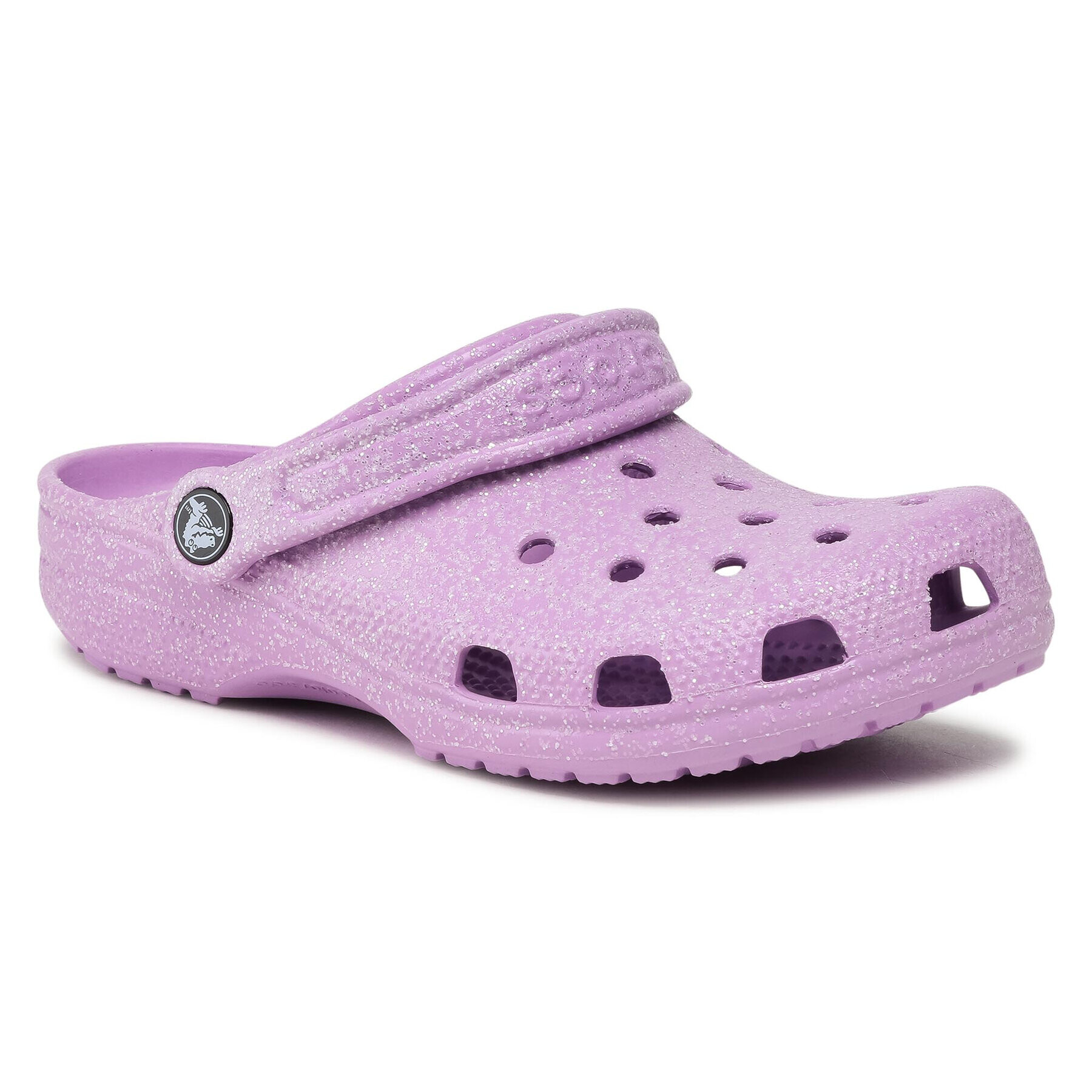 Crocs Șlapi Classic Glitter Clog 205942 Violet - Pled.ro