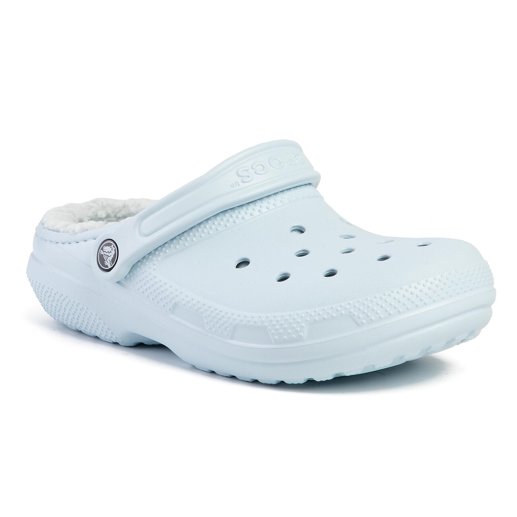 Crocs Șlapi Classic Lined Clog 203591 Albastru - Pled.ro