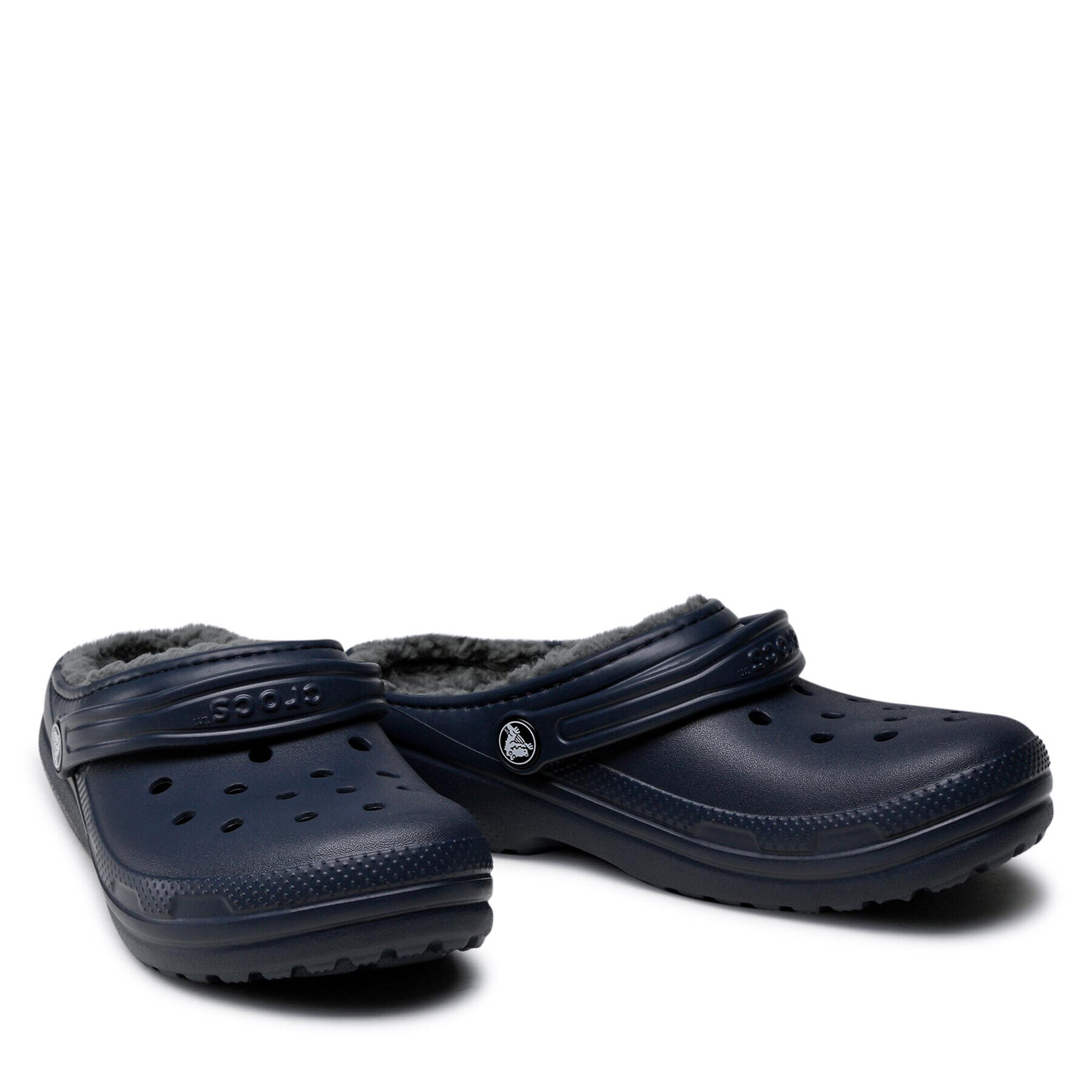 Crocs Șlapi Classic Lined Clog K 203506 Bleumarin - Pled.ro