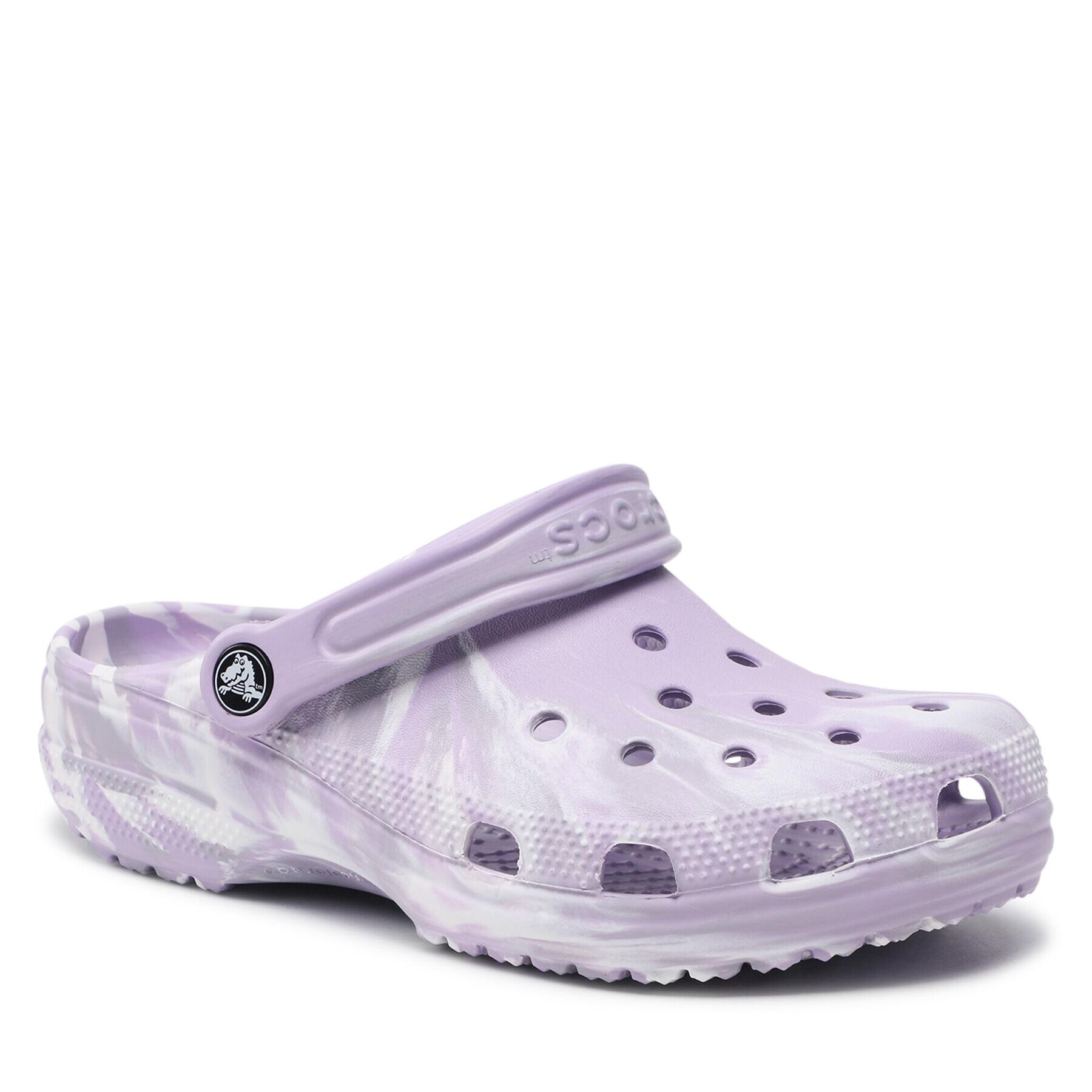 Crocs Șlapi Classic Marbeld Clog 206867 Violet - Pled.ro