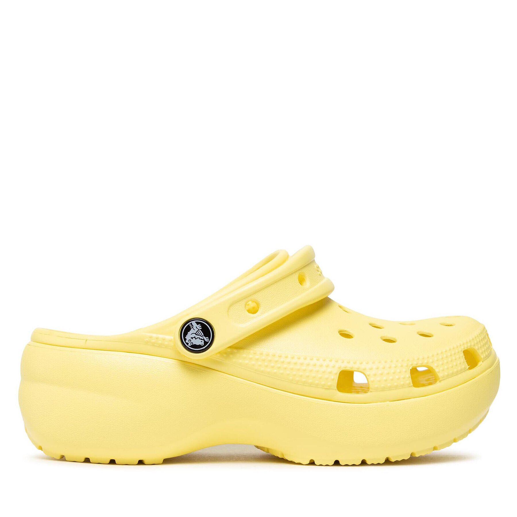 Crocs Șlapi Classic Platform Clog W 206750-7HD Galben - Pled.ro