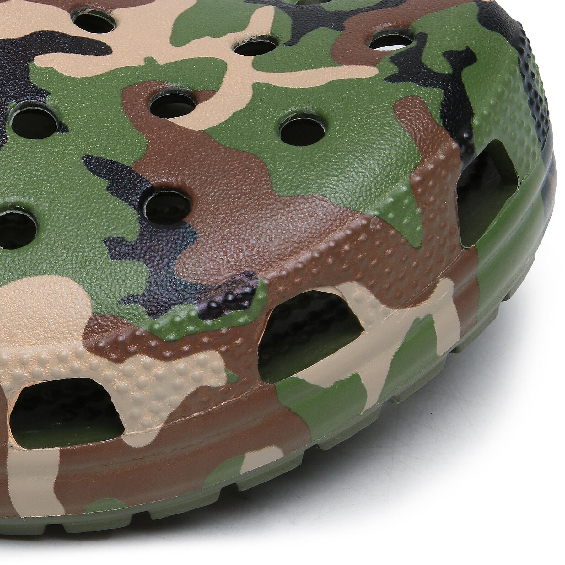 Crocs Șlapi Classic Printed Camo Clog 206454 Verde - Pled.ro