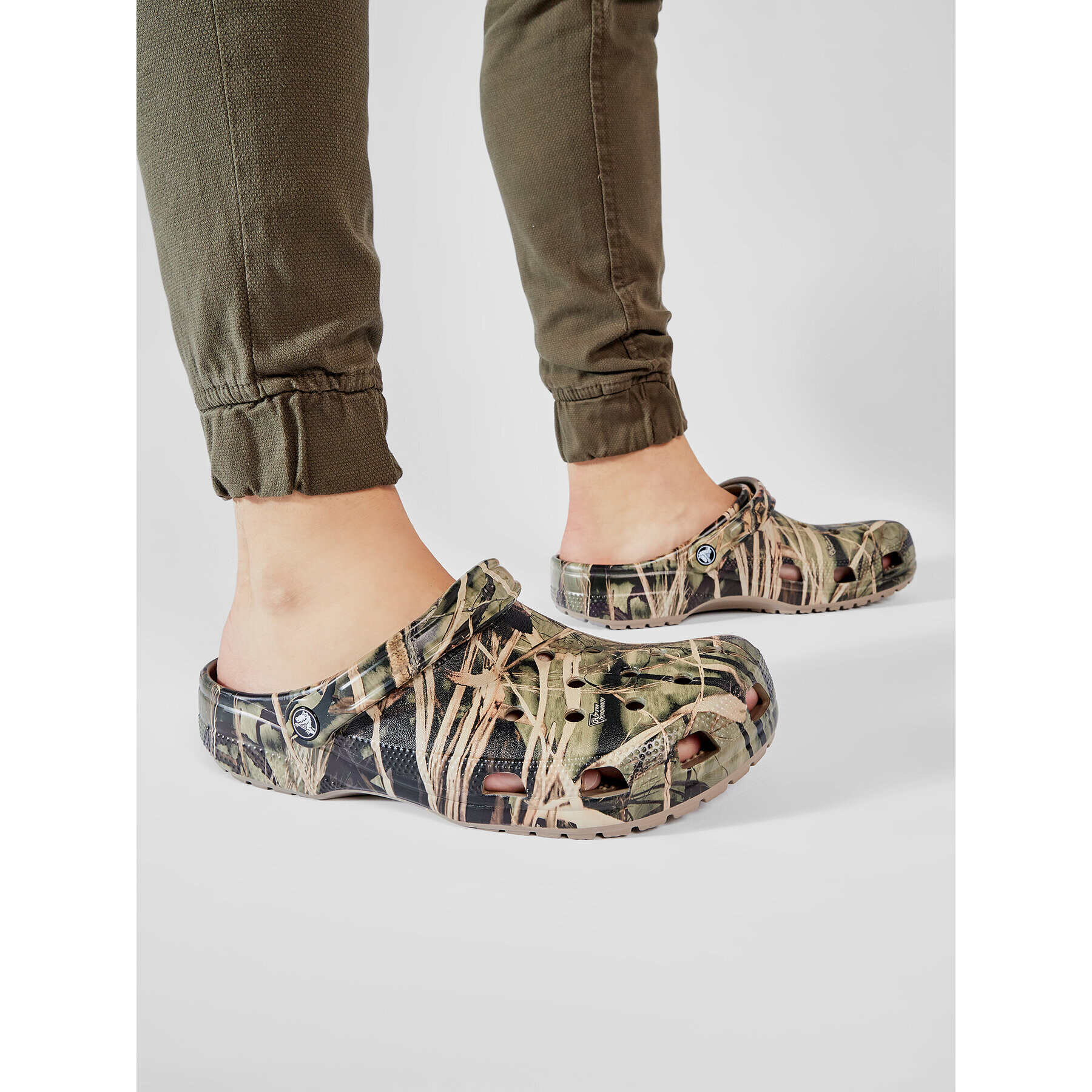 Crocs Șlapi Classic Realtree 12132 Verde - Pled.ro