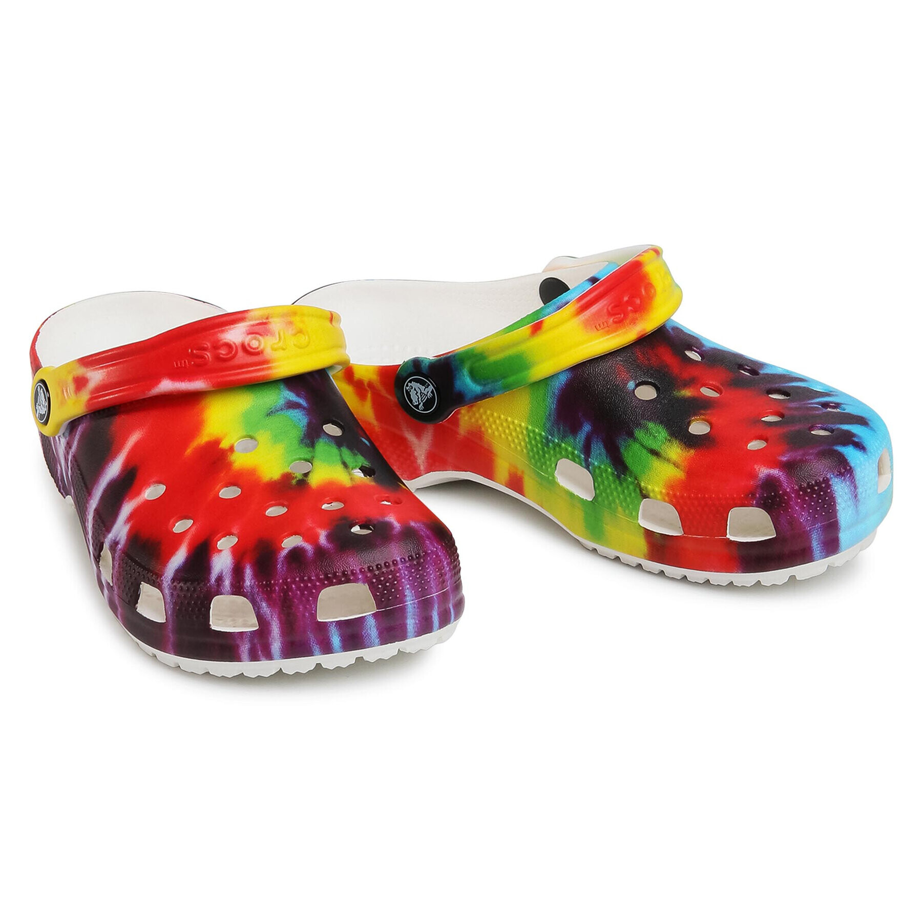 Crocs Șlapi Classic Tie Dye Graphic Clog 205453 Colorat - Pled.ro