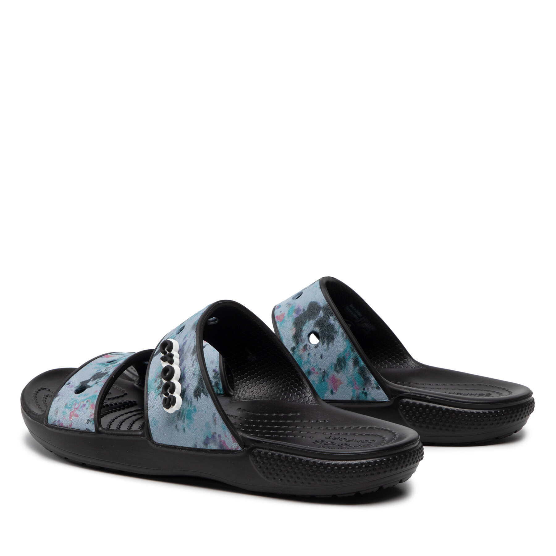 Crocs Șlapi Classic Tiedye 207283 Negru - Pled.ro