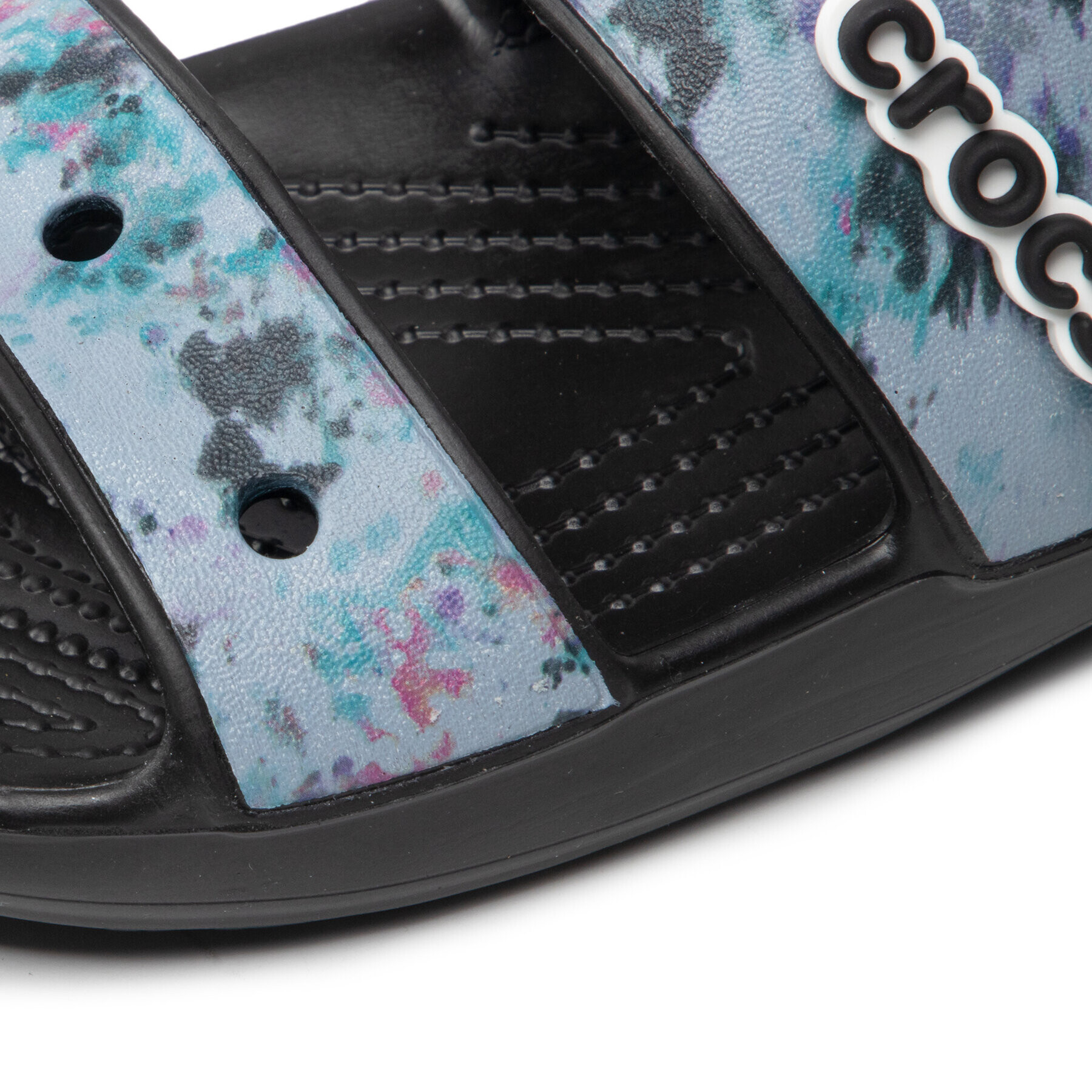 Crocs Șlapi Classic Tiedye 207283 Negru - Pled.ro