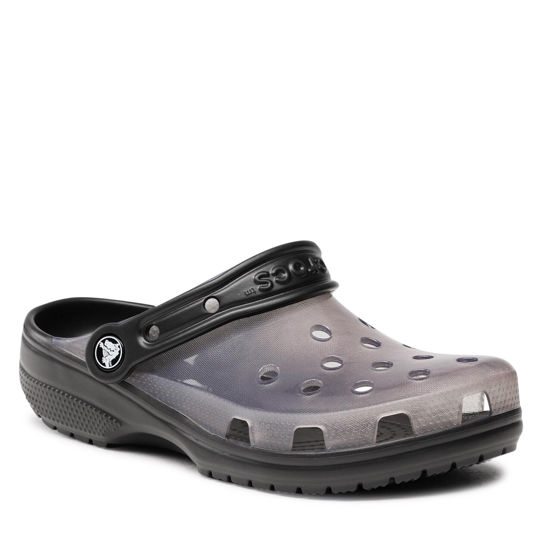 Crocs Șlapi Classic Translucent Clog 206908 Negru - Pled.ro