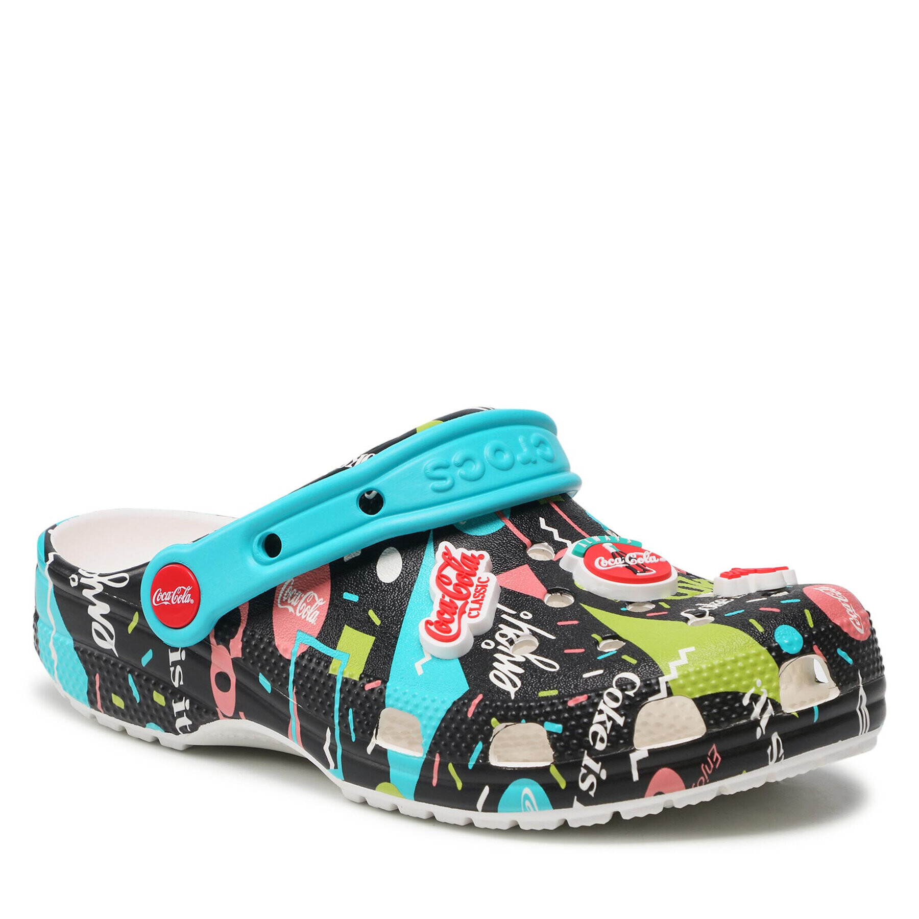 Crocs Șlapi Coca-Cola Classic 90 S Clog 207217 Negru - Pled.ro