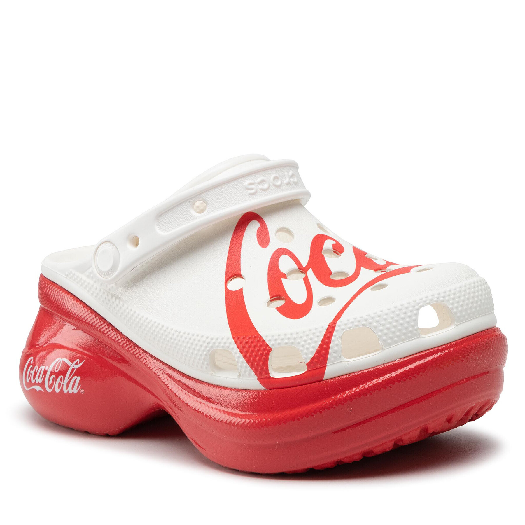 Crocs Șlapi Coca-Cola X Classic Bae Clog 207234 Alb - Pled.ro