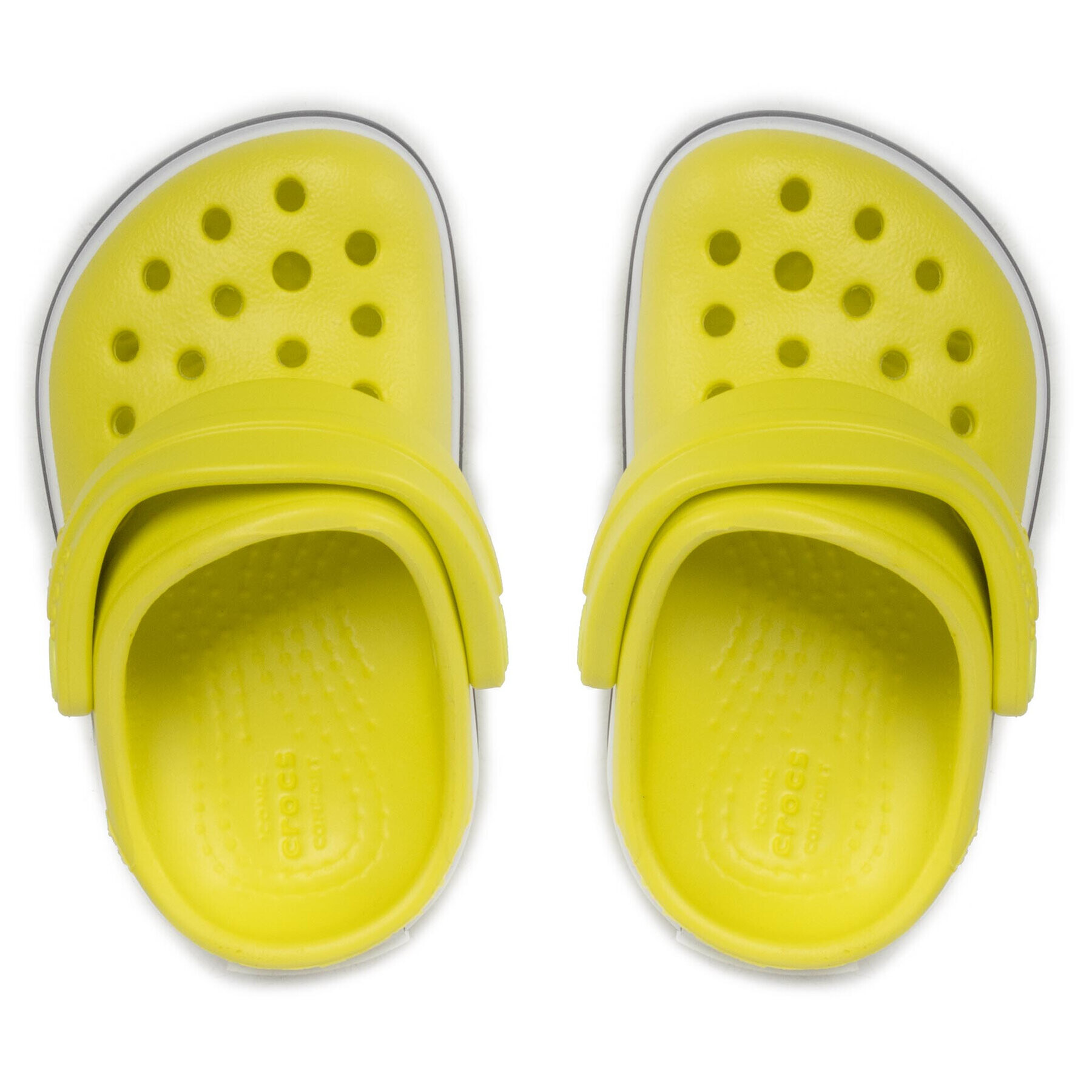 Crocs Șlapi Crocband Clog T 207005-725 Galben - Pled.ro