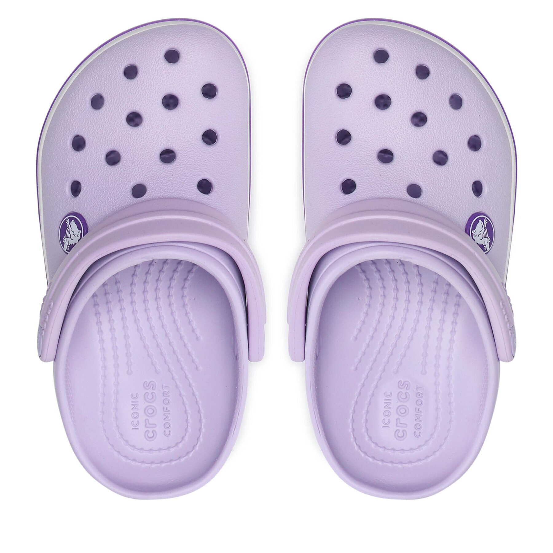 Crocs Șlapi Crocbans Clog T 207005 Violet - Pled.ro