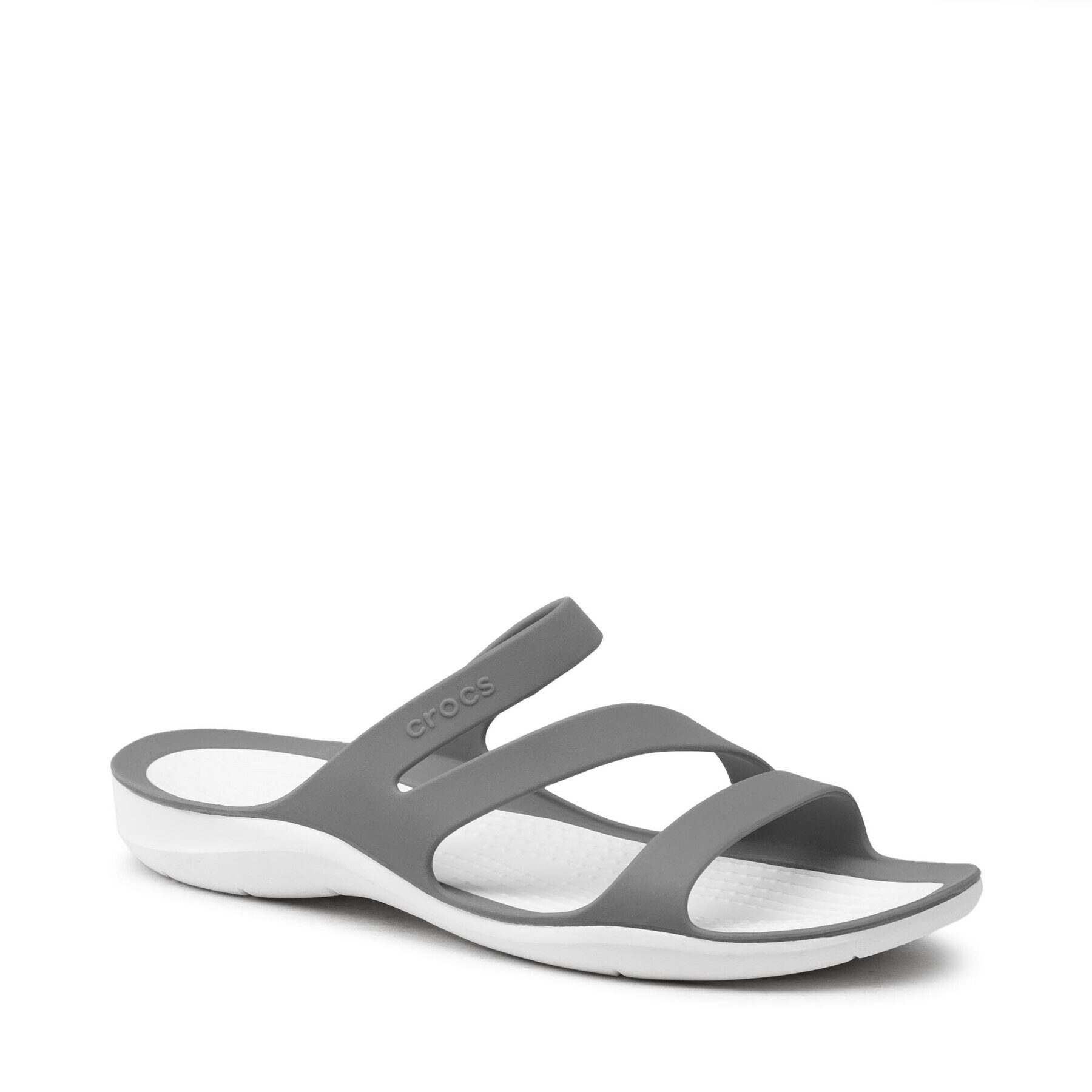 Crocs Șlapi Swiftwater Sandal W 203998 Gri - Pled.ro