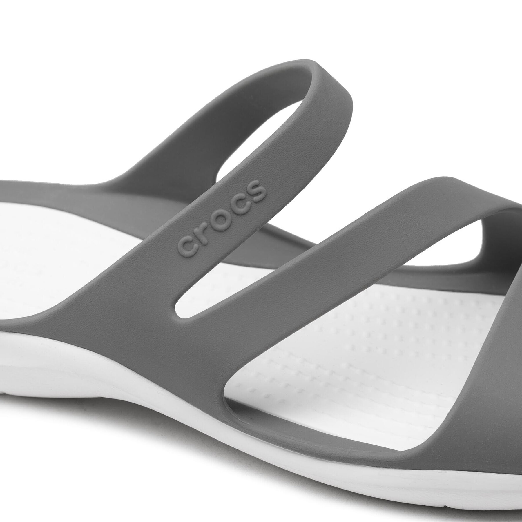 Crocs Șlapi Swiftwater Sandal W 203998 Gri - Pled.ro