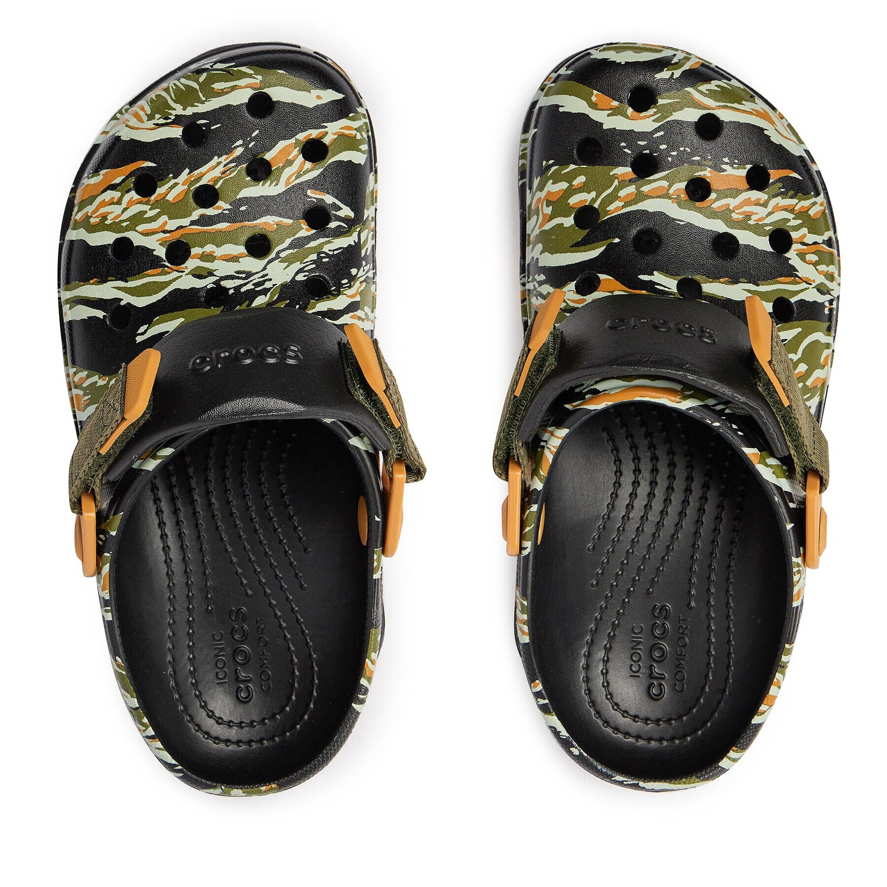 Crocs Saboți Classic All Terain Camo Clog 208062 Negru - Pled.ro