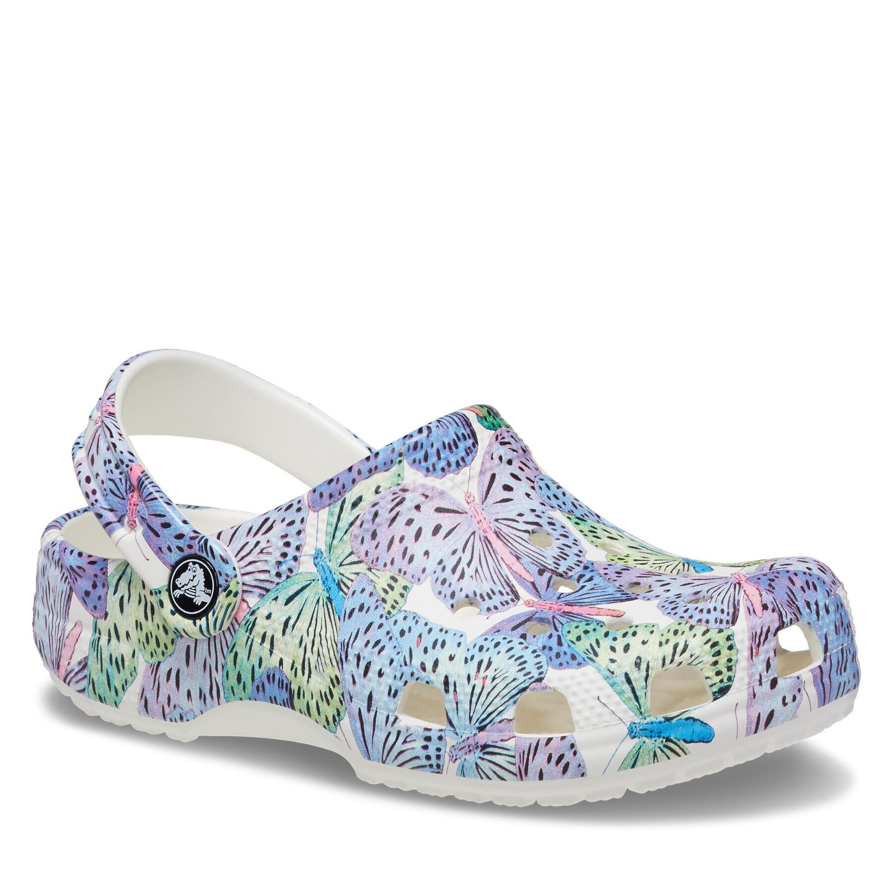 Crocs Saboți Classic Butterfly Clog Kids 208297 Alb - Pled.ro