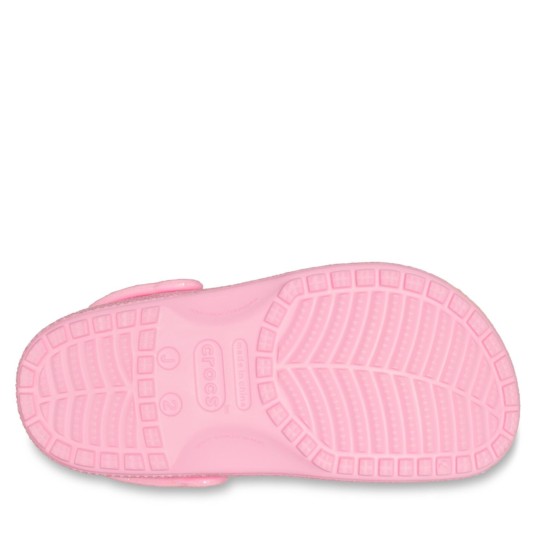 Crocs Saboți Classic Glitter Clog K 206993 Roz - Pled.ro